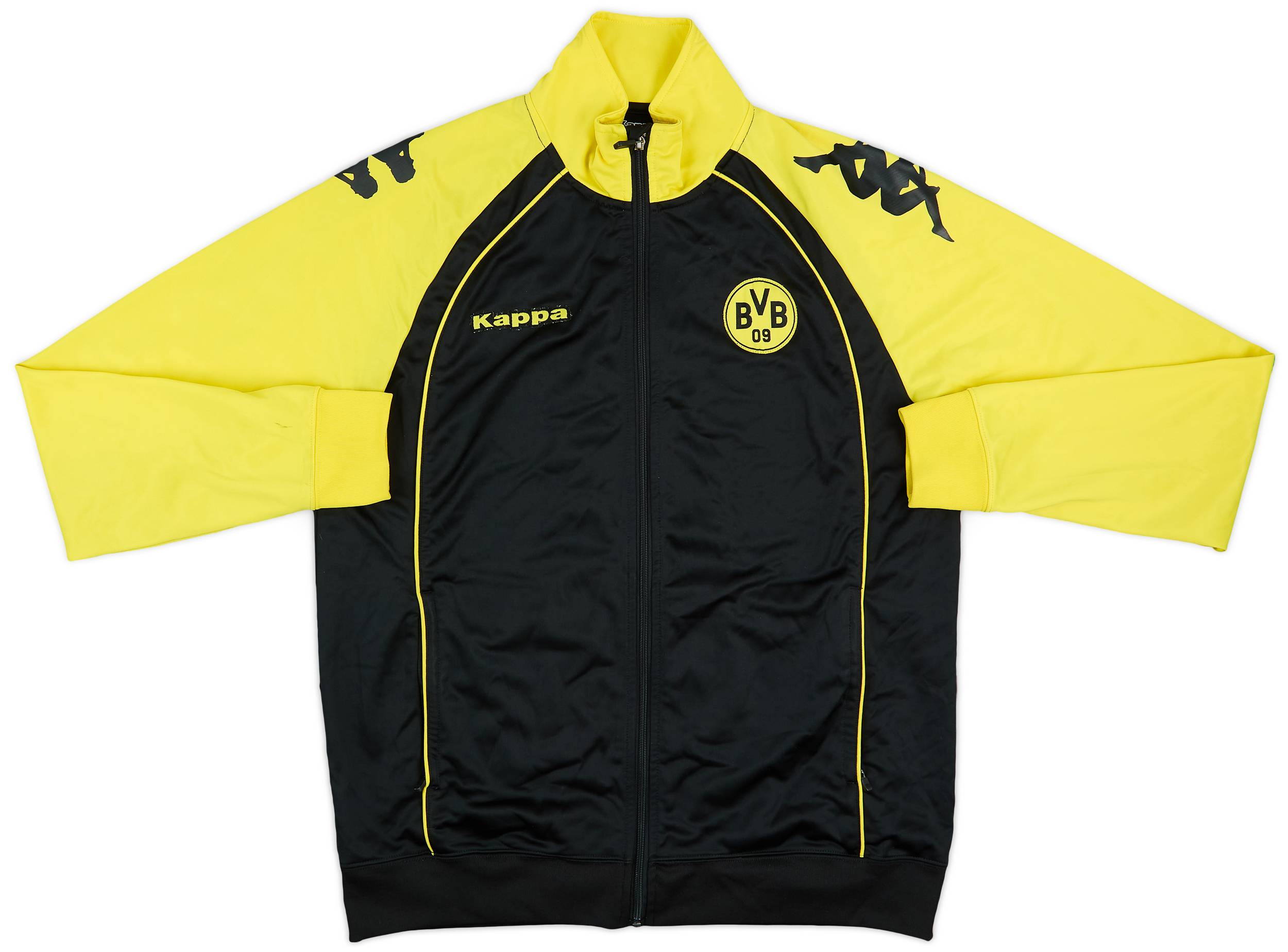 2010-11 Borussia Dortmund Kappa Track Jacket - 7/10 - (L)
