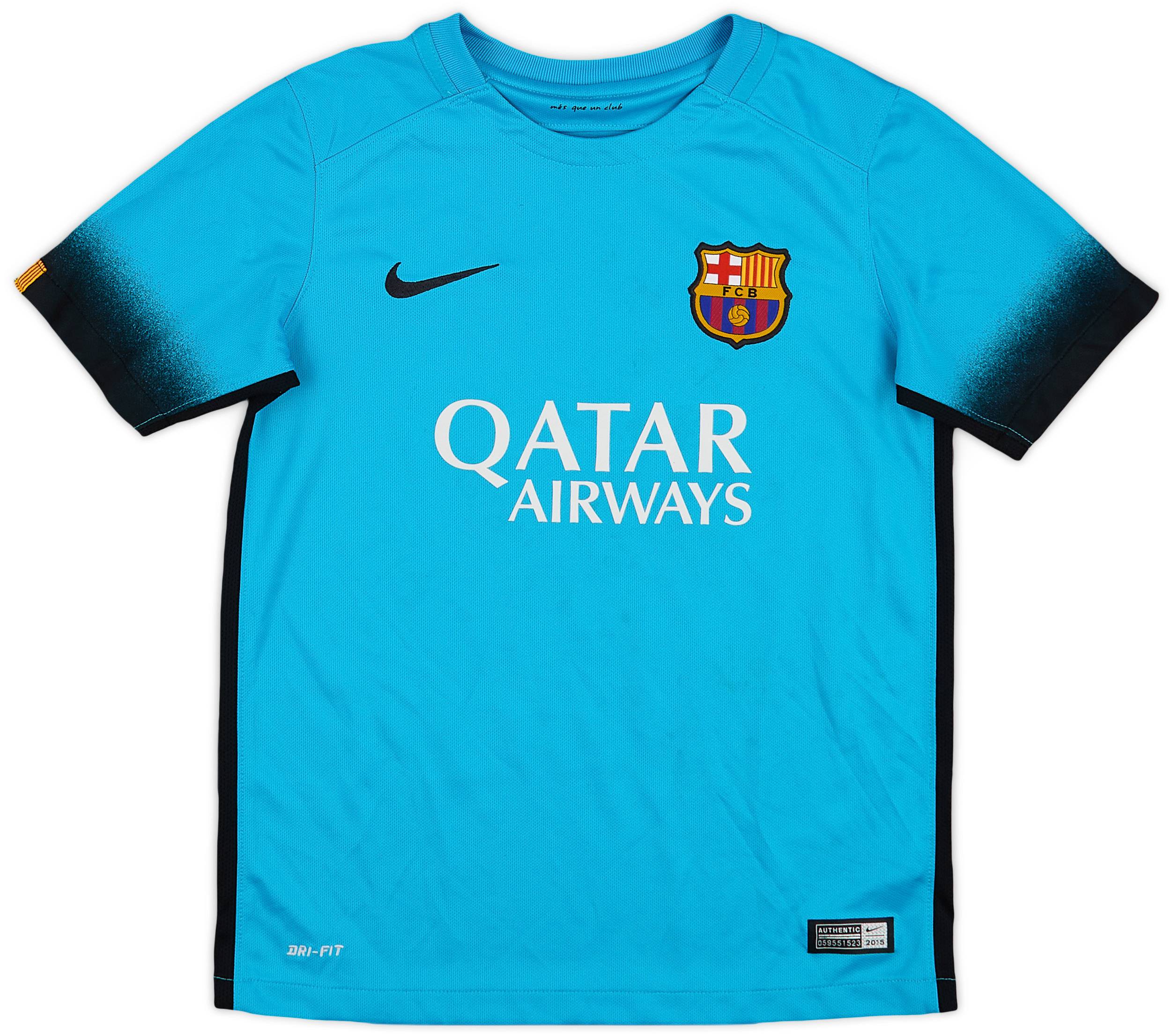 2015-16 Barcelona Third Shirt - 6/10 - (M.Boys)