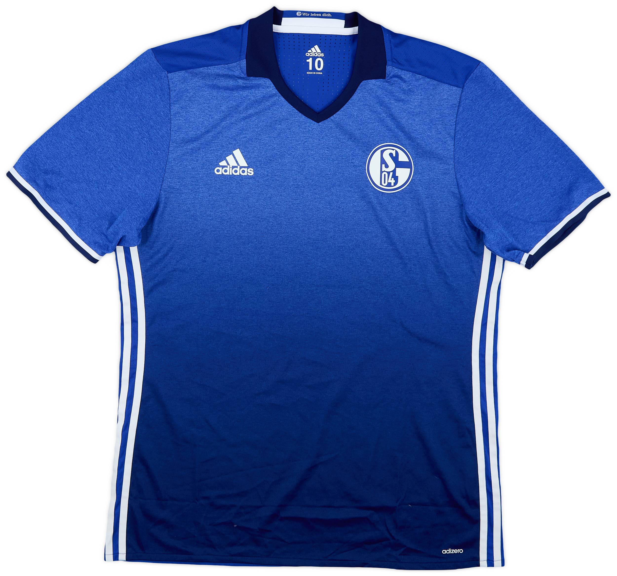 2016-18 Schalke Player Issue Home Shirt - 9/10 - (XL)
