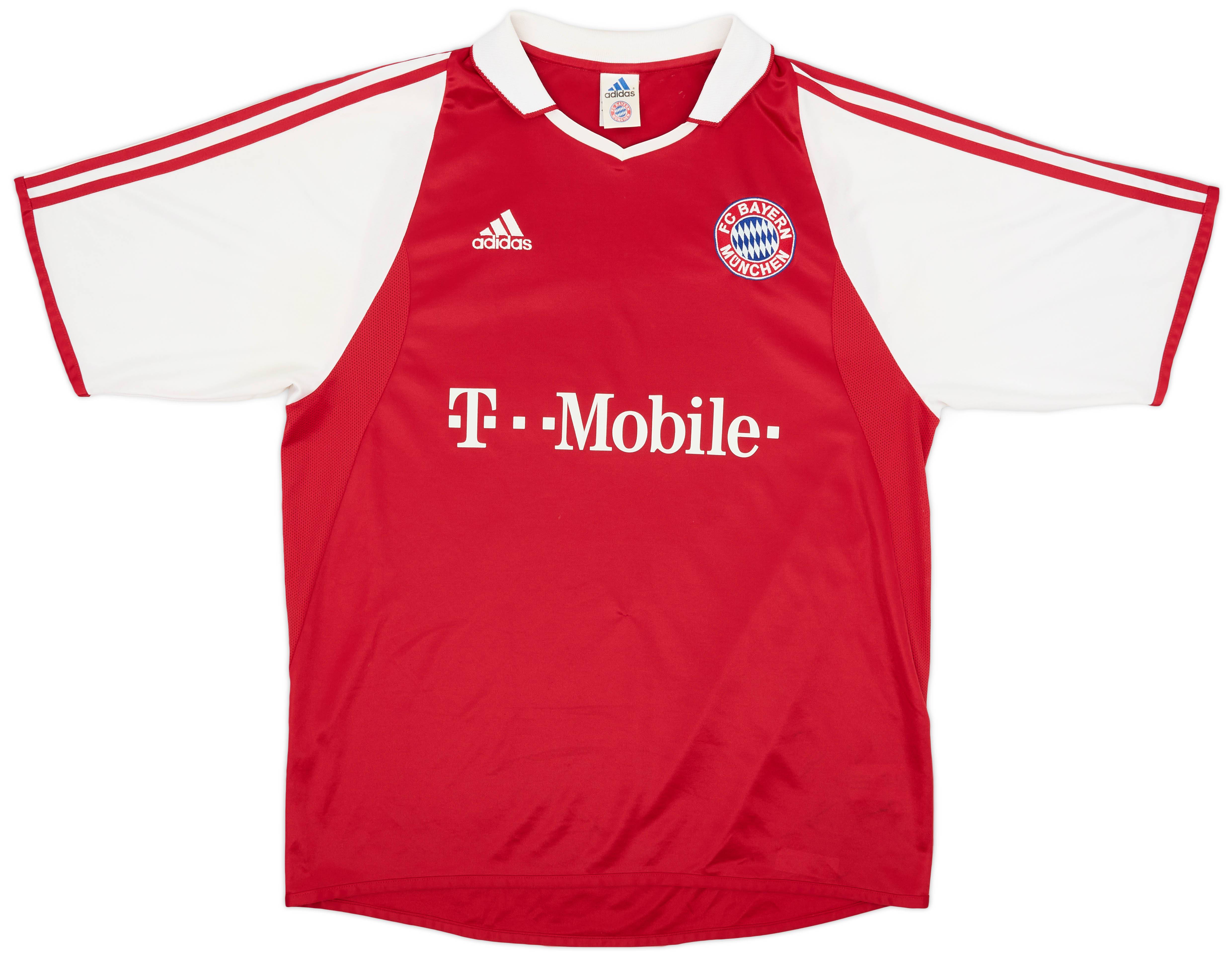 2003-04 Bayern Munich Signed Home Shirt - 8/10 - (L)