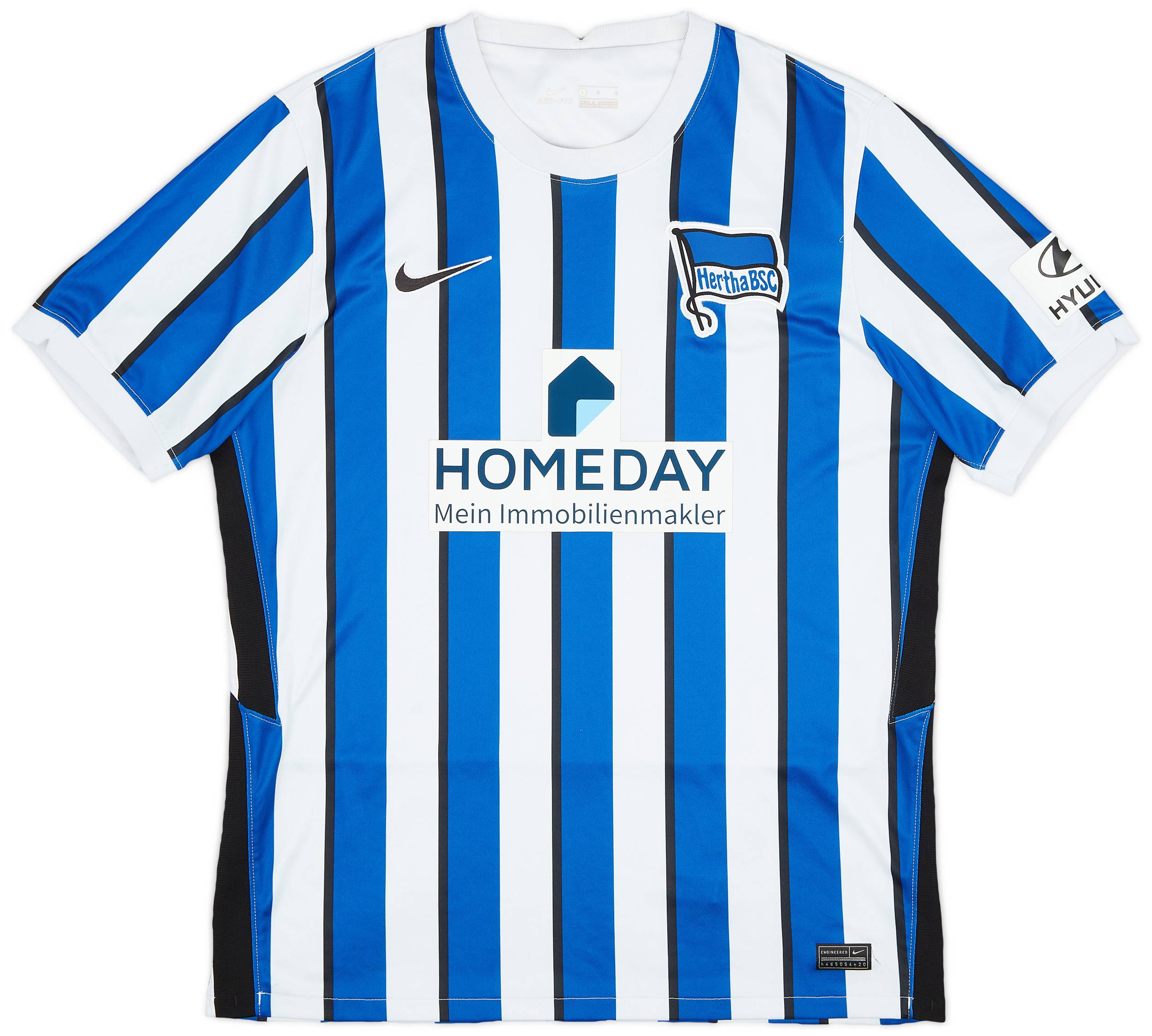 2020-21 Hertha Berlin Home Shirt - 6/10 - (L)