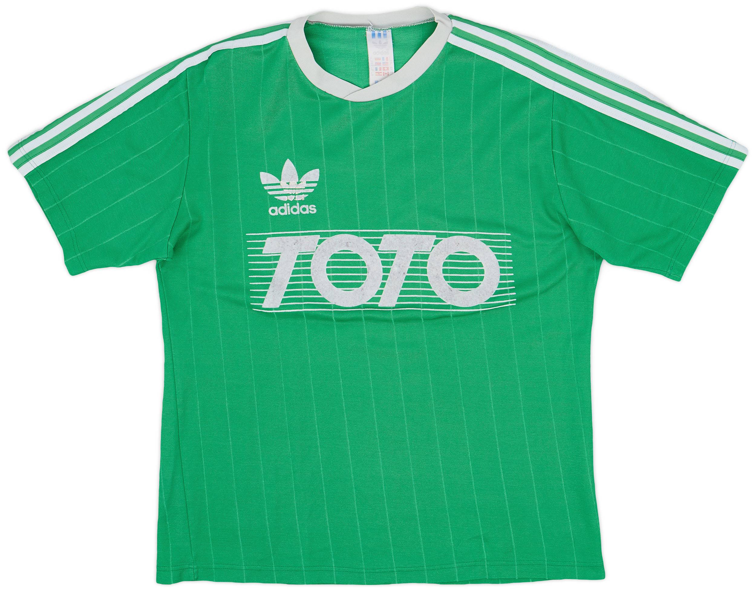 1990-91 adidas Template Third Shirt #14 - 7/10 - (L/XL)