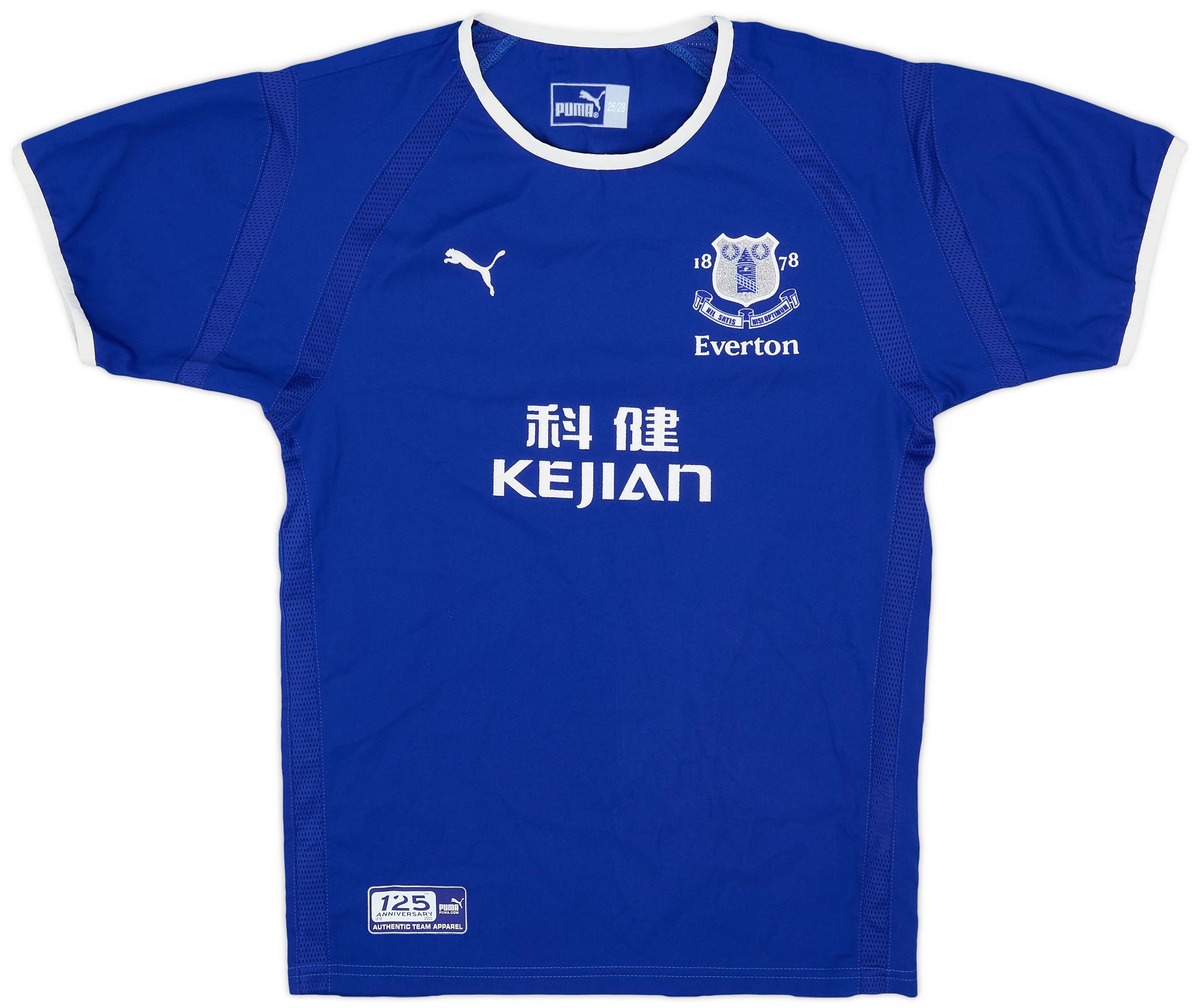2003-04 Everton Home Shirt - 9/10 - (M.Boys)