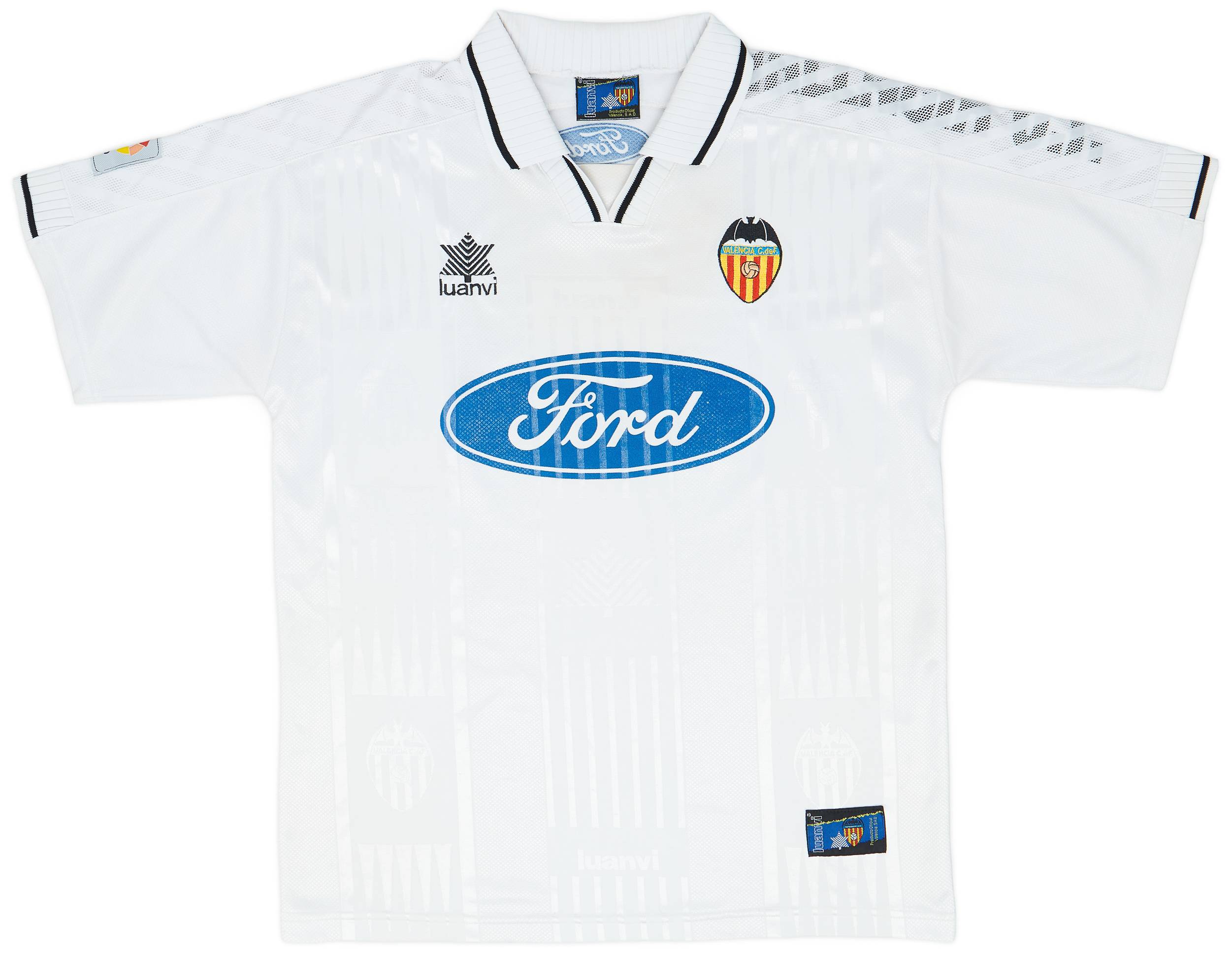 1995-96 Valencia Home Shirt - 8/10 - (L)
