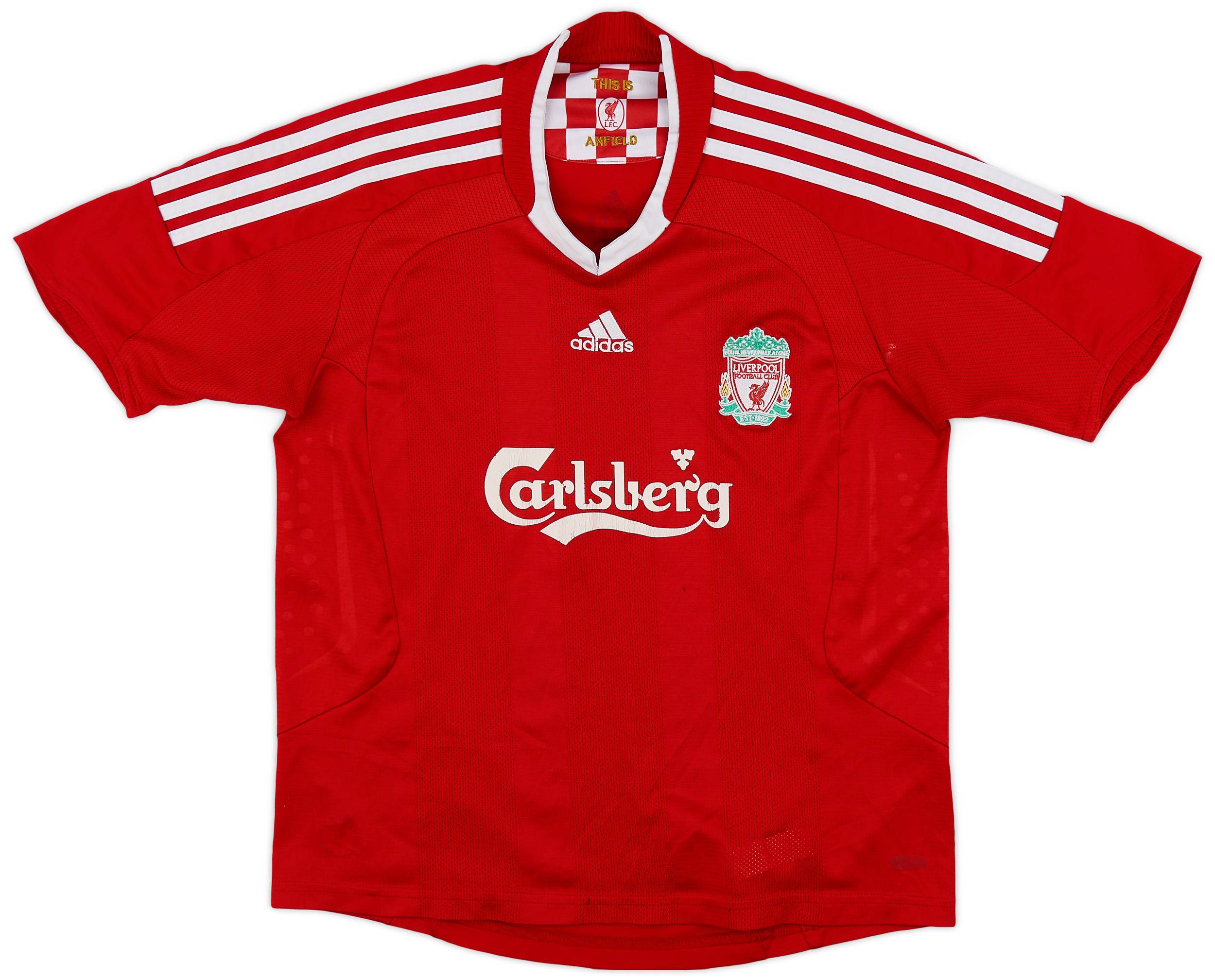 2008-10 Liverpool Home Shirt - 5/10 - (M.Boys)