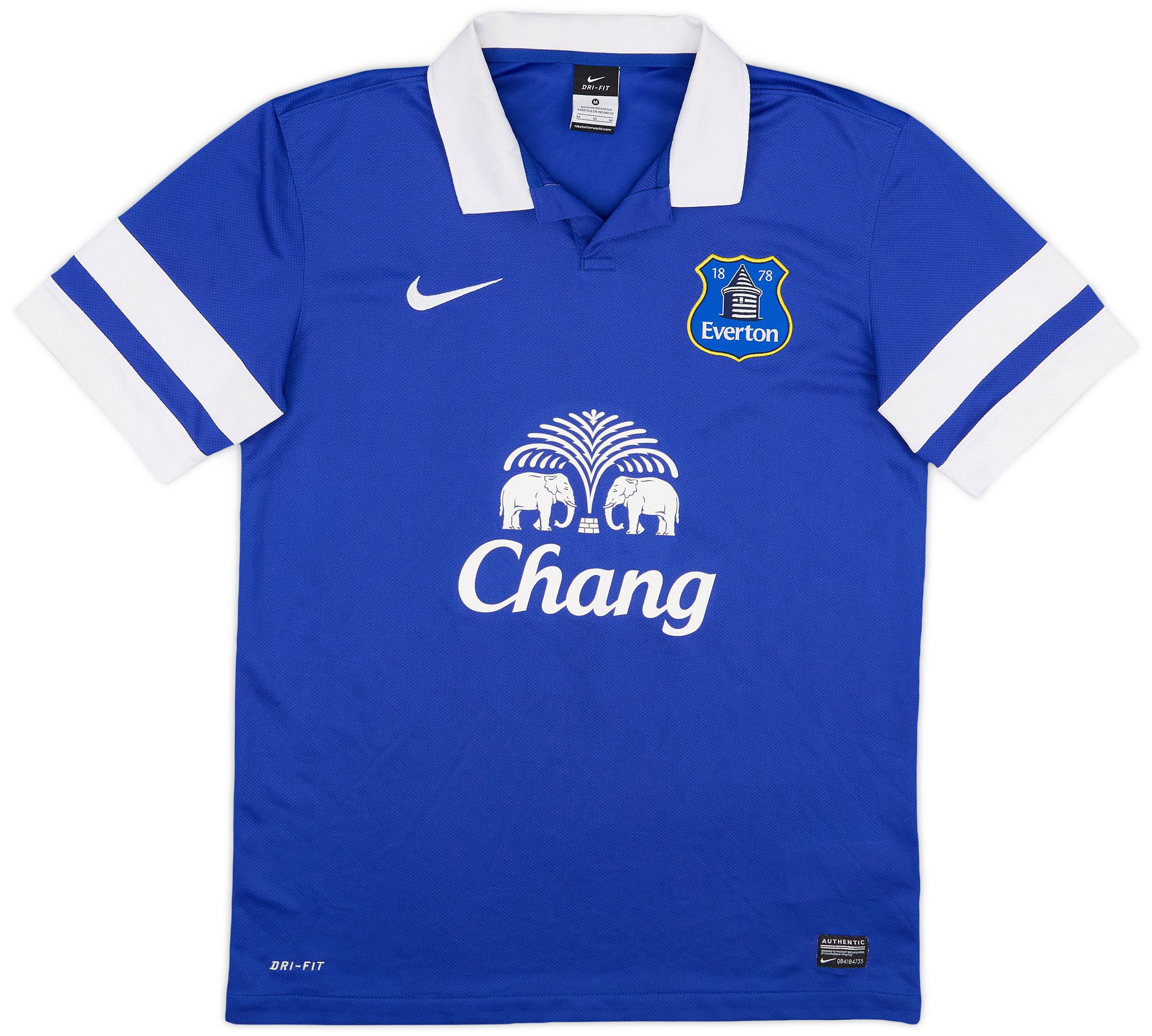2013-14 Everton Home Shirt - 9/10 - (M)