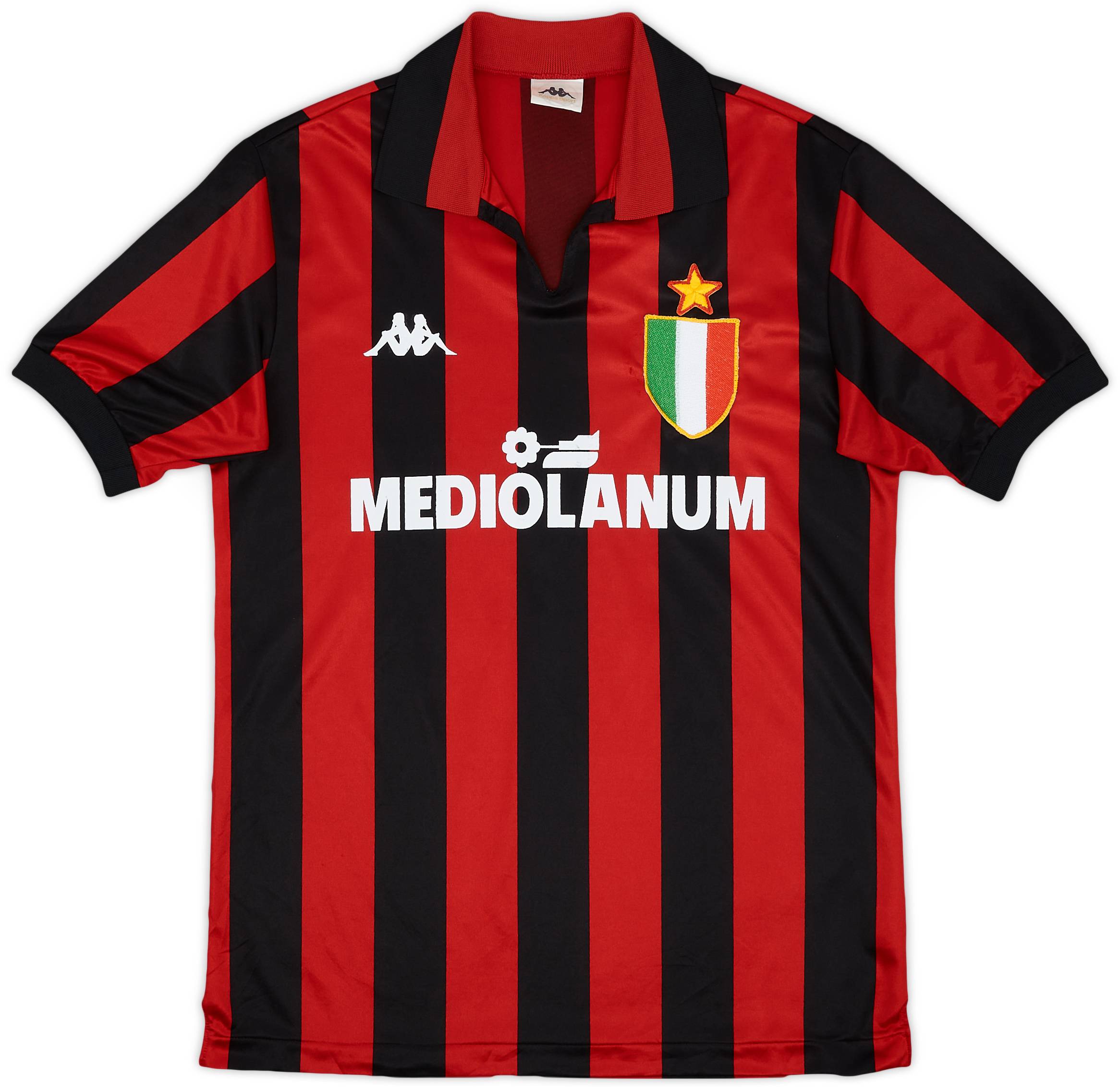 1988-89 AC Milan Home Shirt - 9/10 - (L)