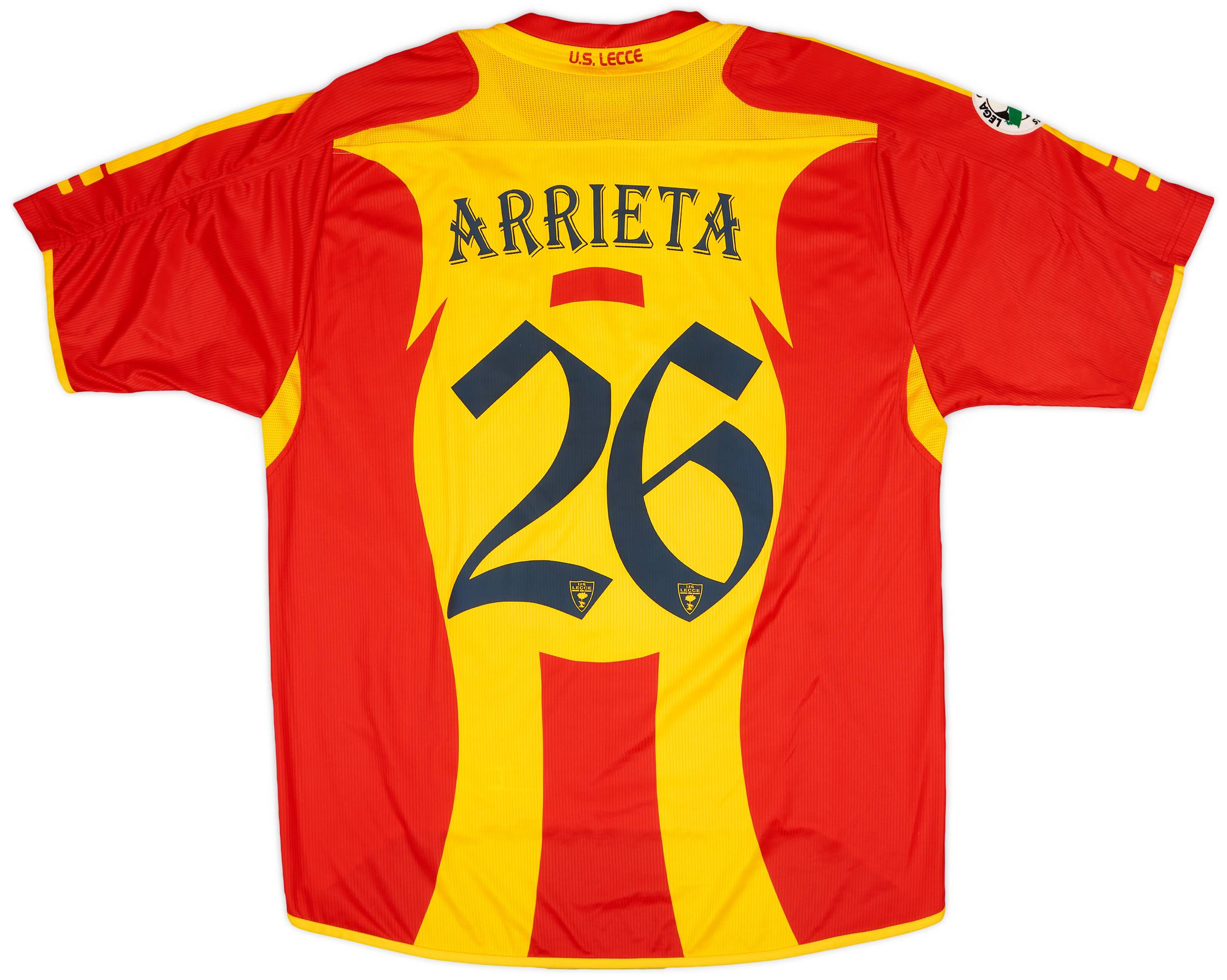 2006-07 Lecce Home Shirt Arrieta #26 - 7/10 - (XL)