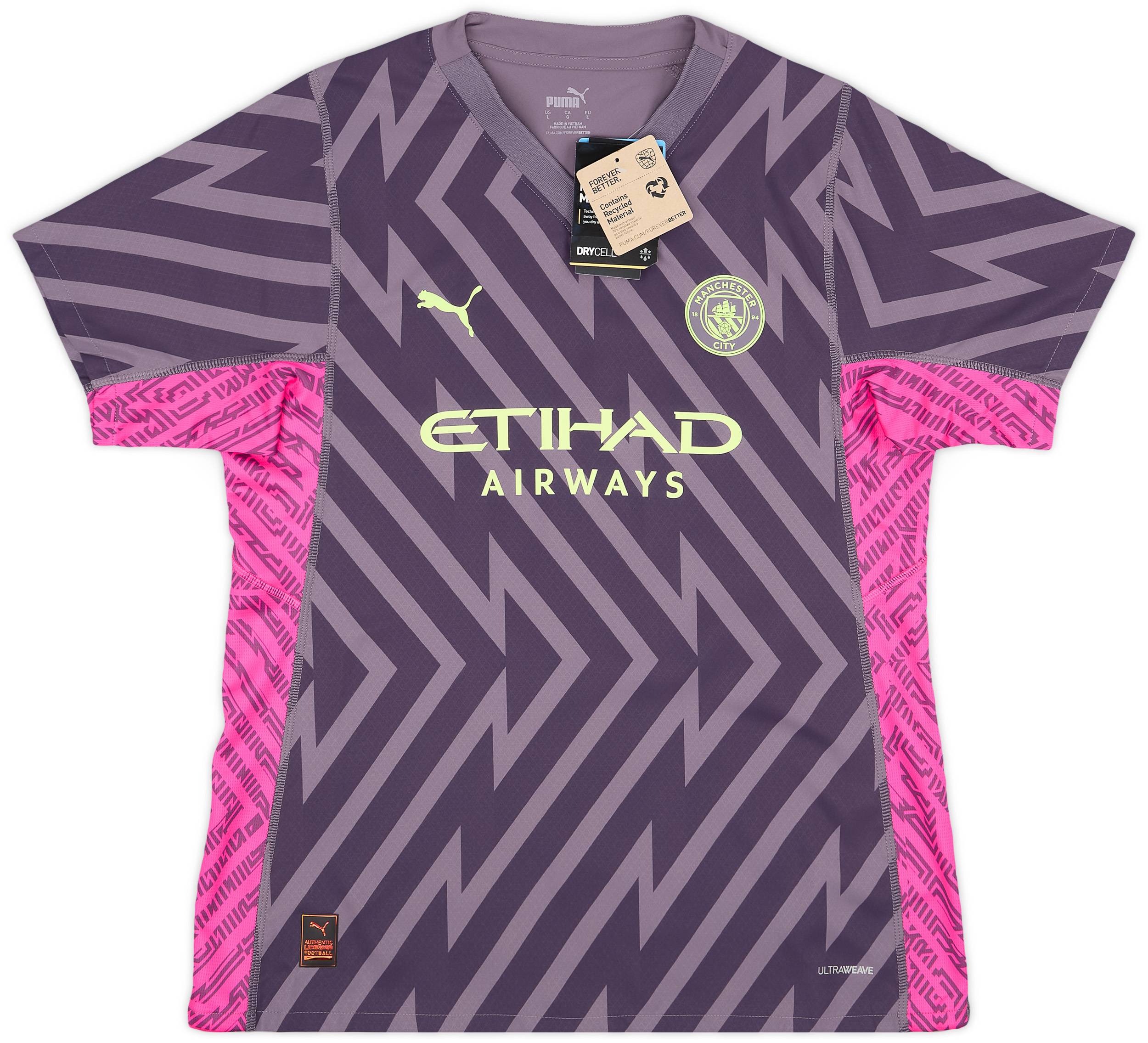 2023-24 Manchester City Women's Player Issue GK Away Shirt
