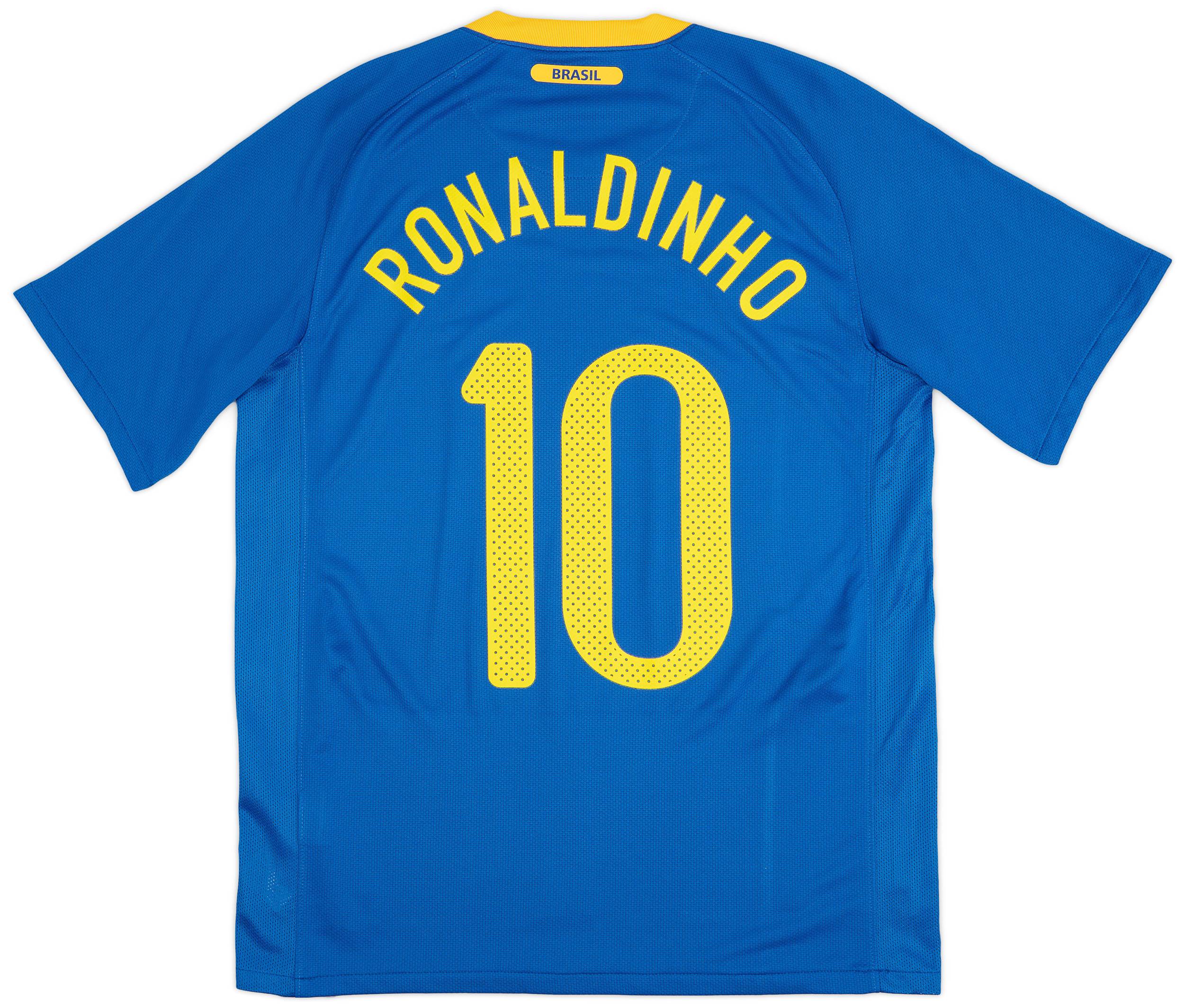 2010-11 Brazil Away Shirt Ronaldinho #10 - 9/10 - (M)