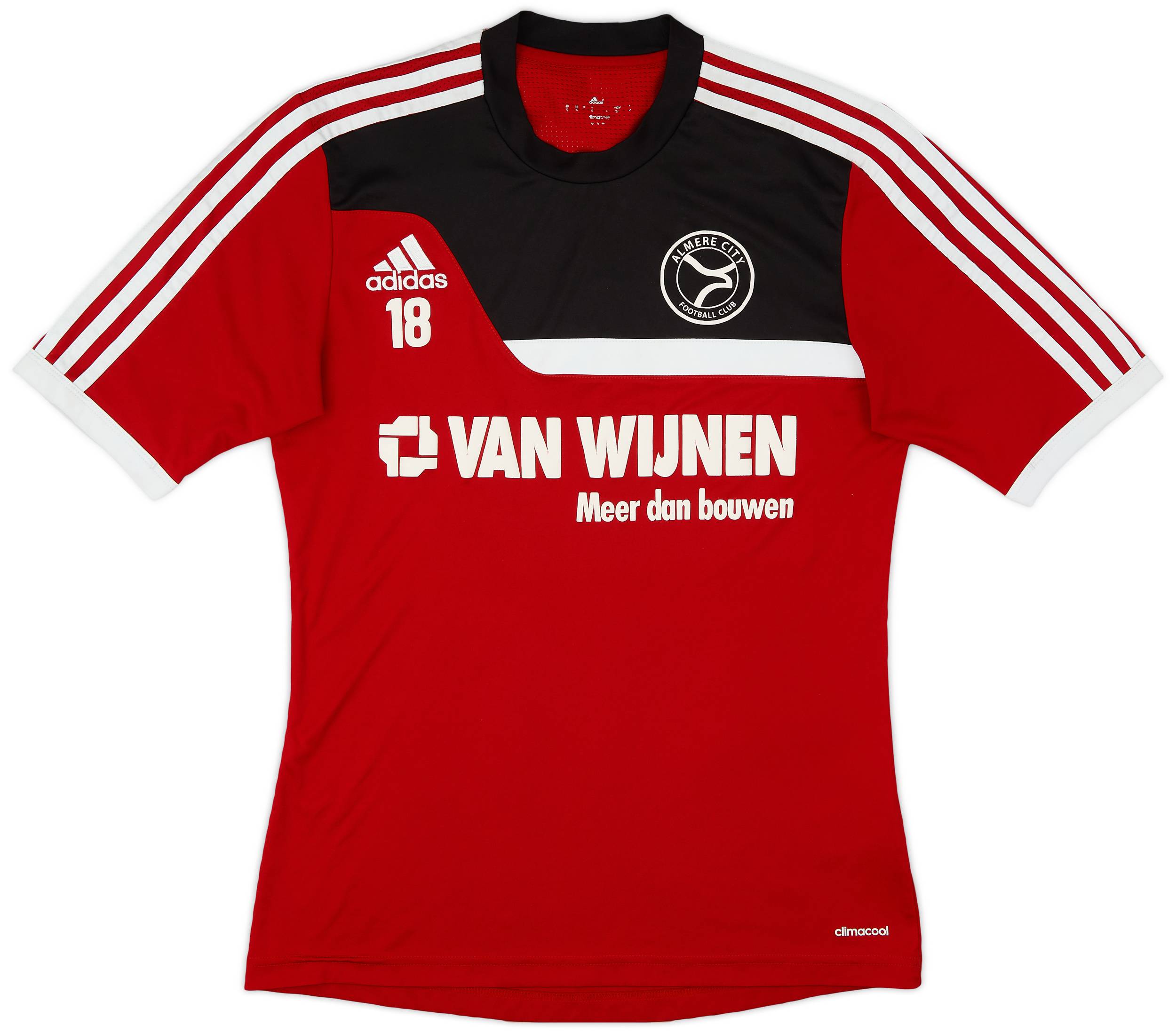 2013-14 Almere City adidas Player Issue Training Shirt #18 7/10