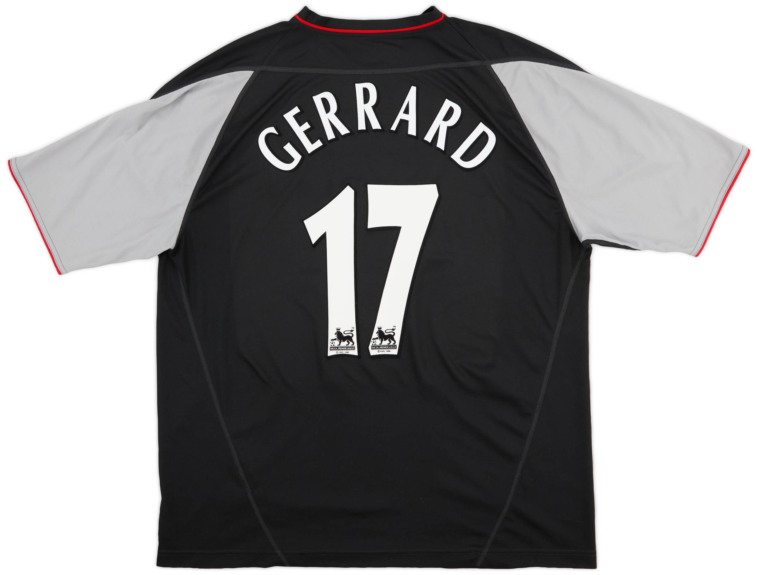 2002-04 Liverpool Away Shirt Gerrard #17 - 9/10 - (XL)
