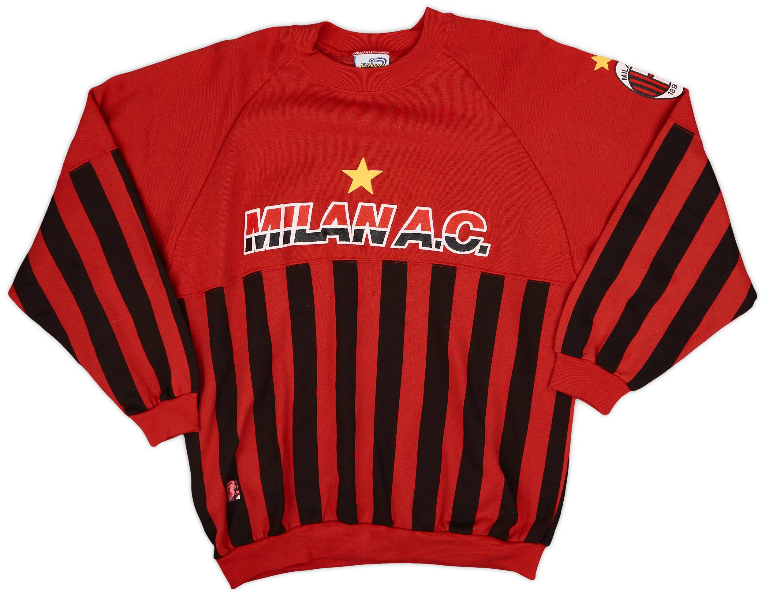 1990-91 AC Milan Le Felpe dei Grandi Club Sweat Top - 8/10 - (L)