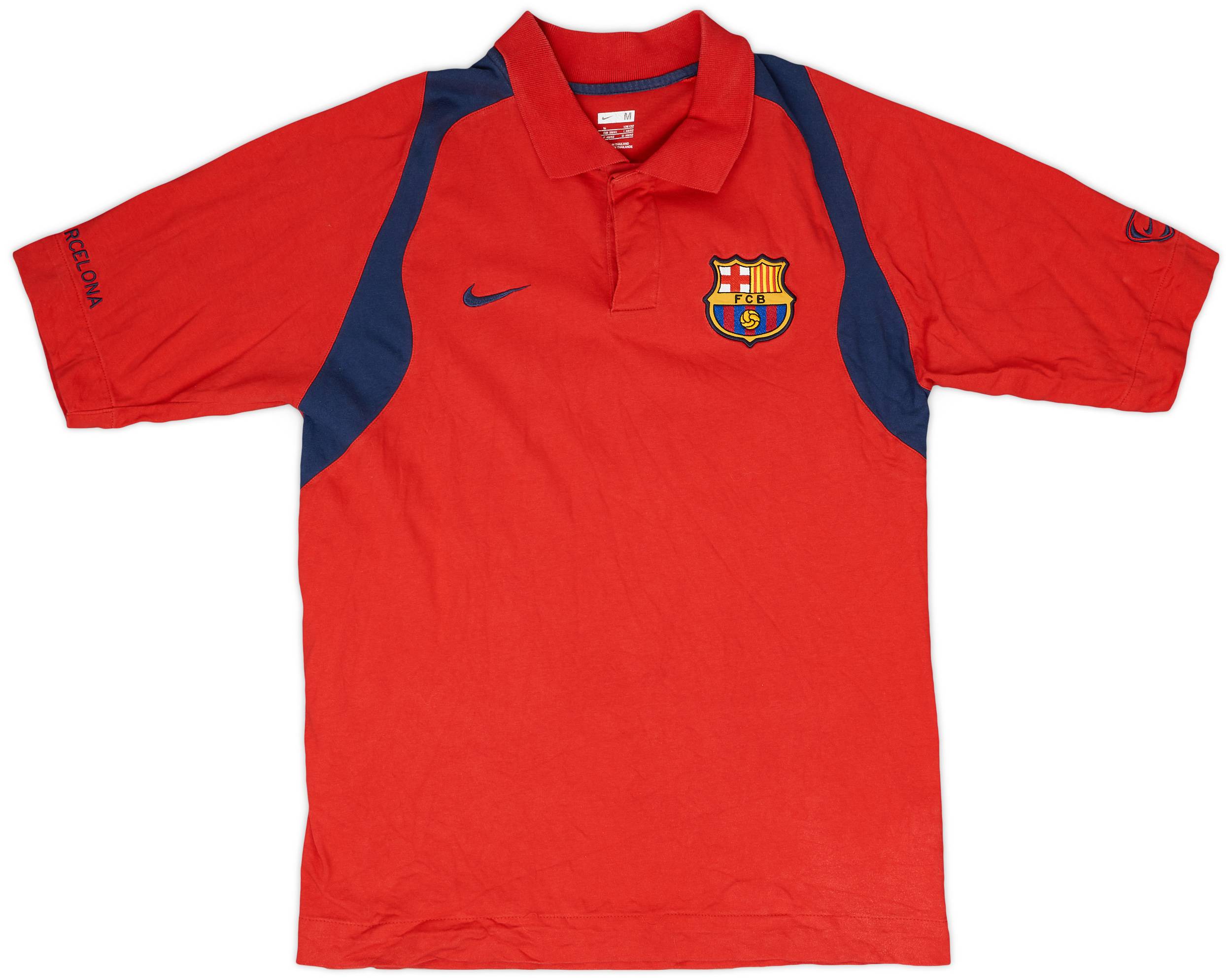 2007-08 Barcelona Nike Polo Shirt 9/10 (M)