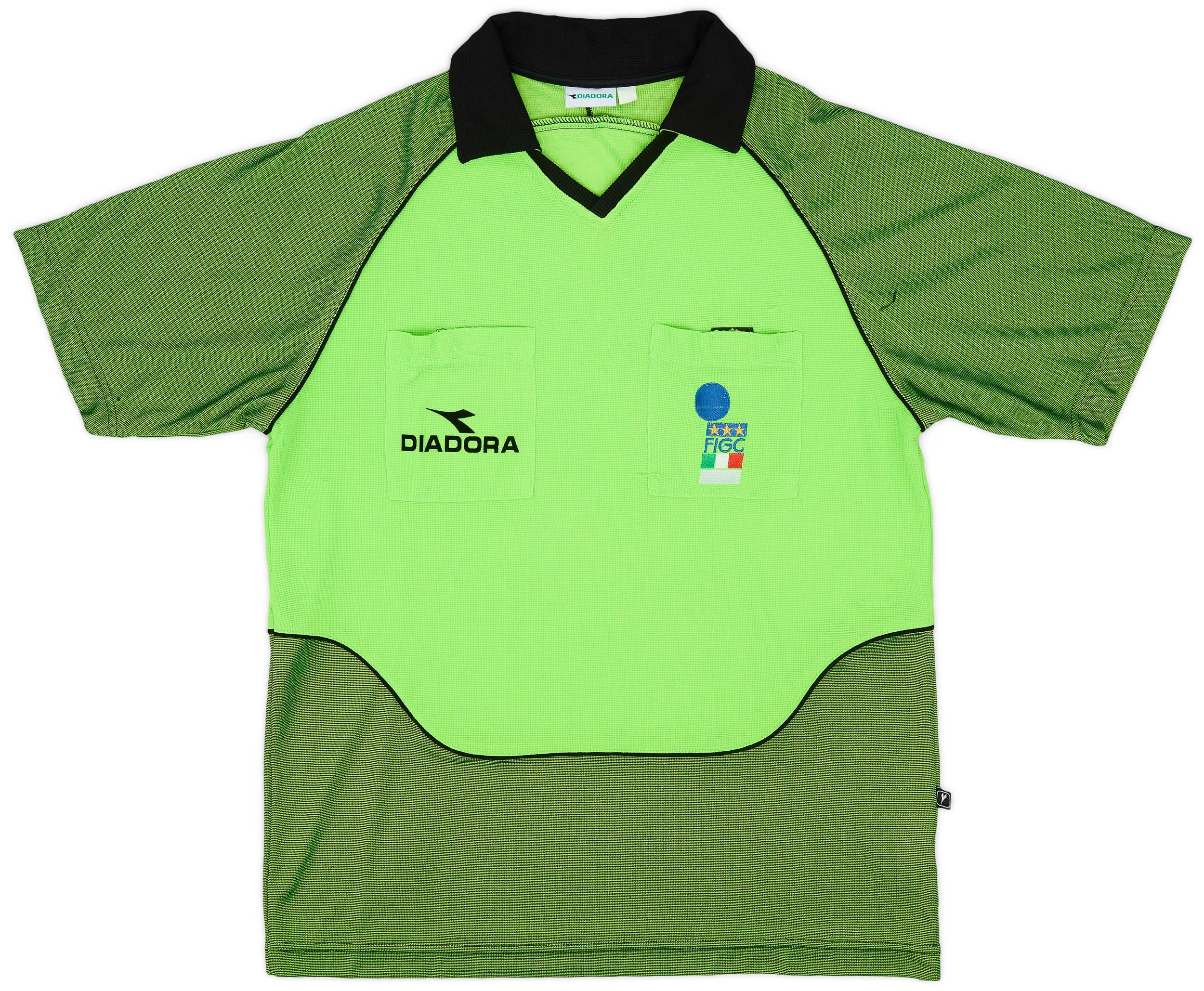 1990s Italy FIGC Diadora Referee Shirt - 7/10 - (L)