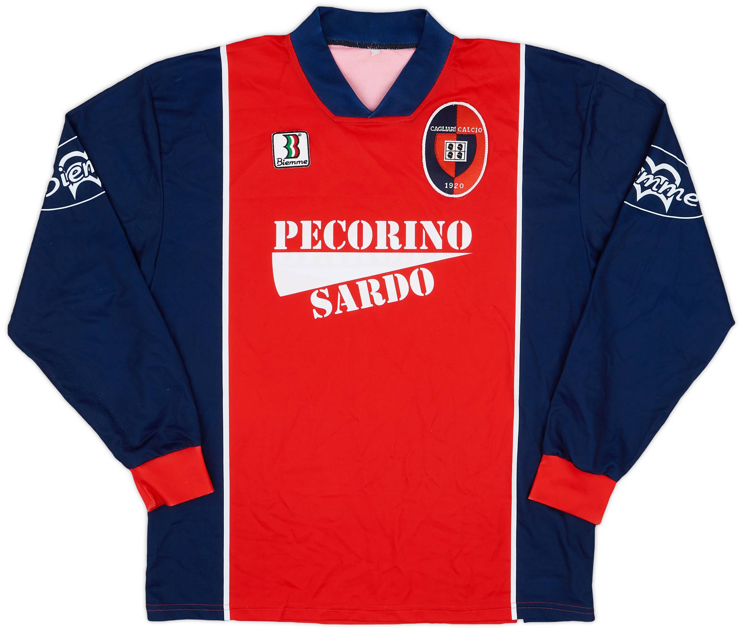 1998-99 Cagliari Biemme Training L/S Shirt - 8/10 - (L)