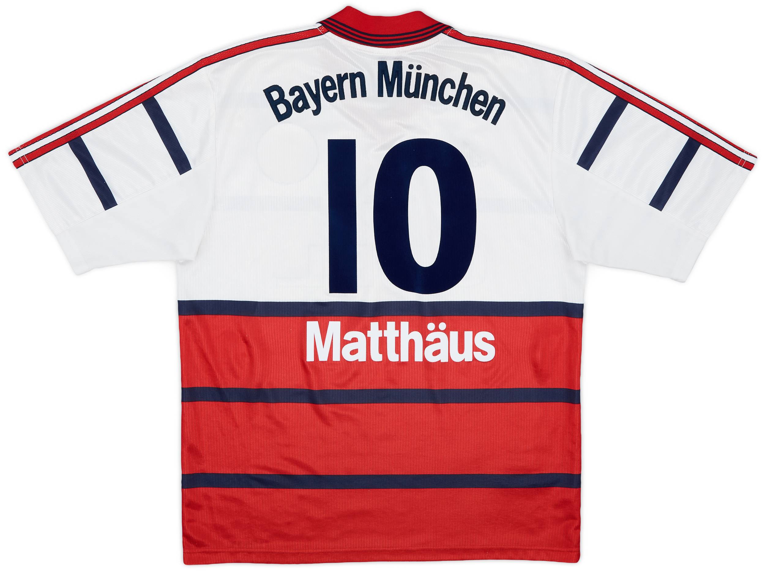 1998-00 Bayern Munich Away Shirt Matthaus #10 - 8/10 - (M)