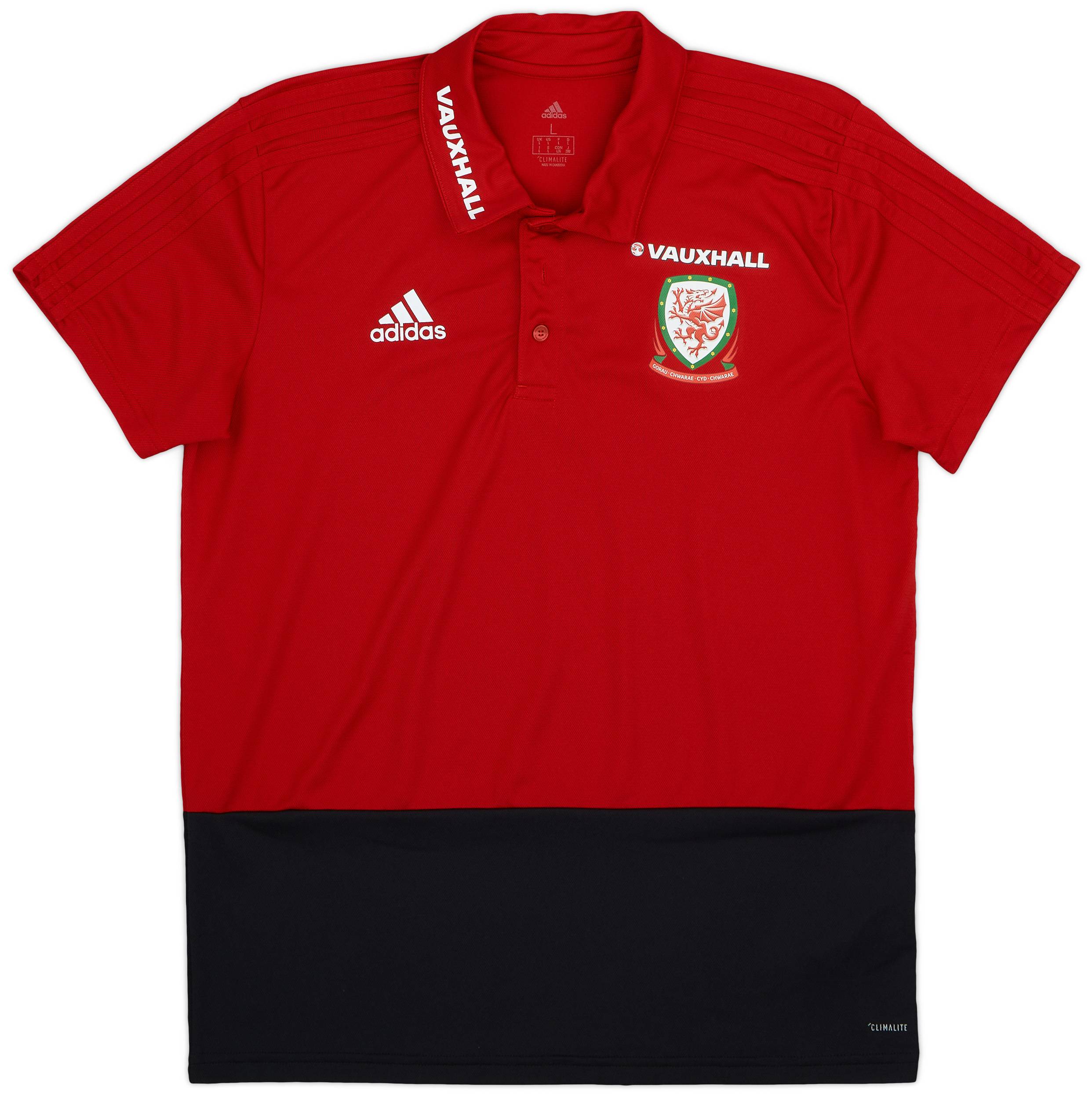 2018-19 Wales adidas Polo T-Shirt - 9/10