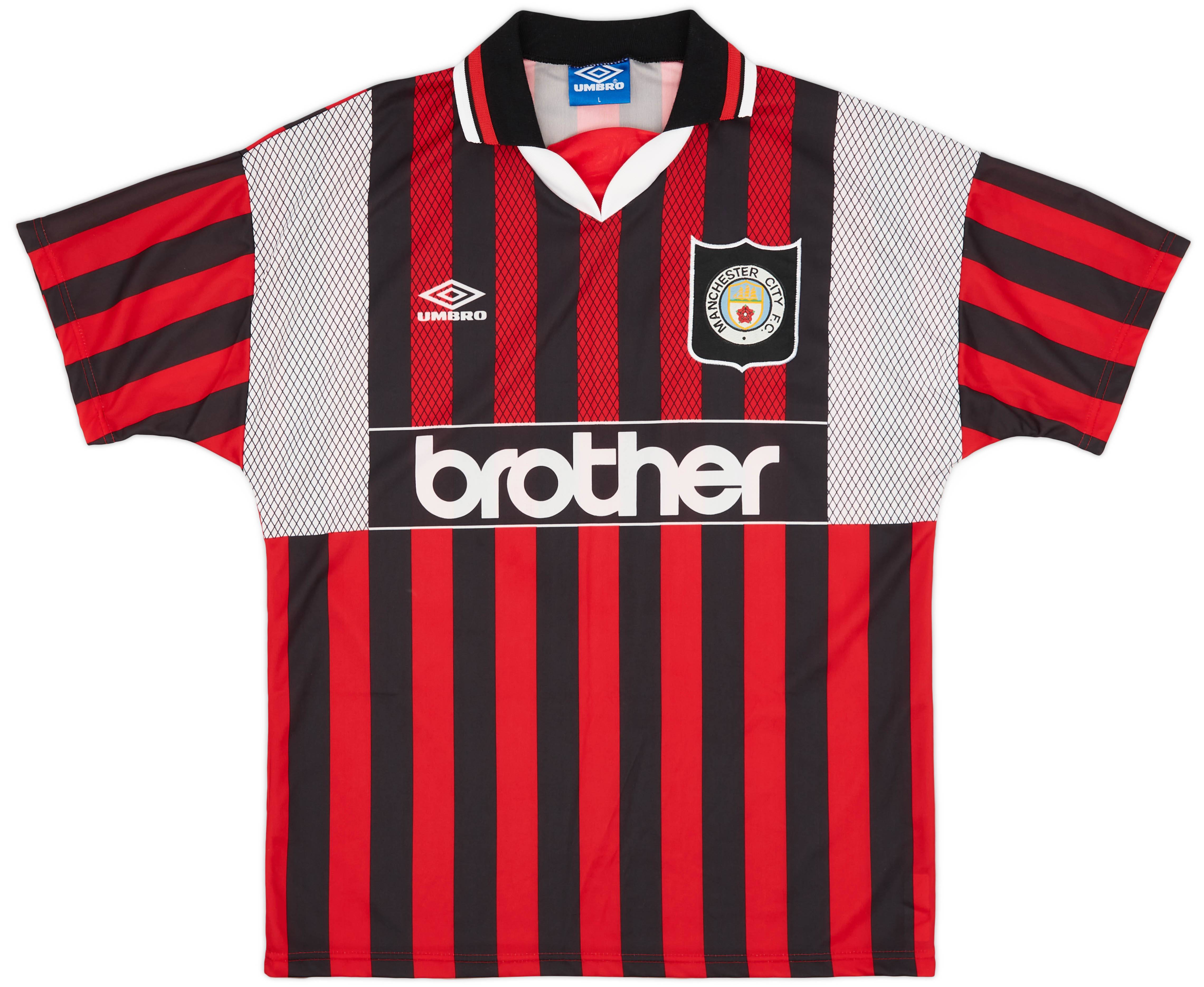 1994-96 Manchester City Away Shirt - 10/10 - (L)