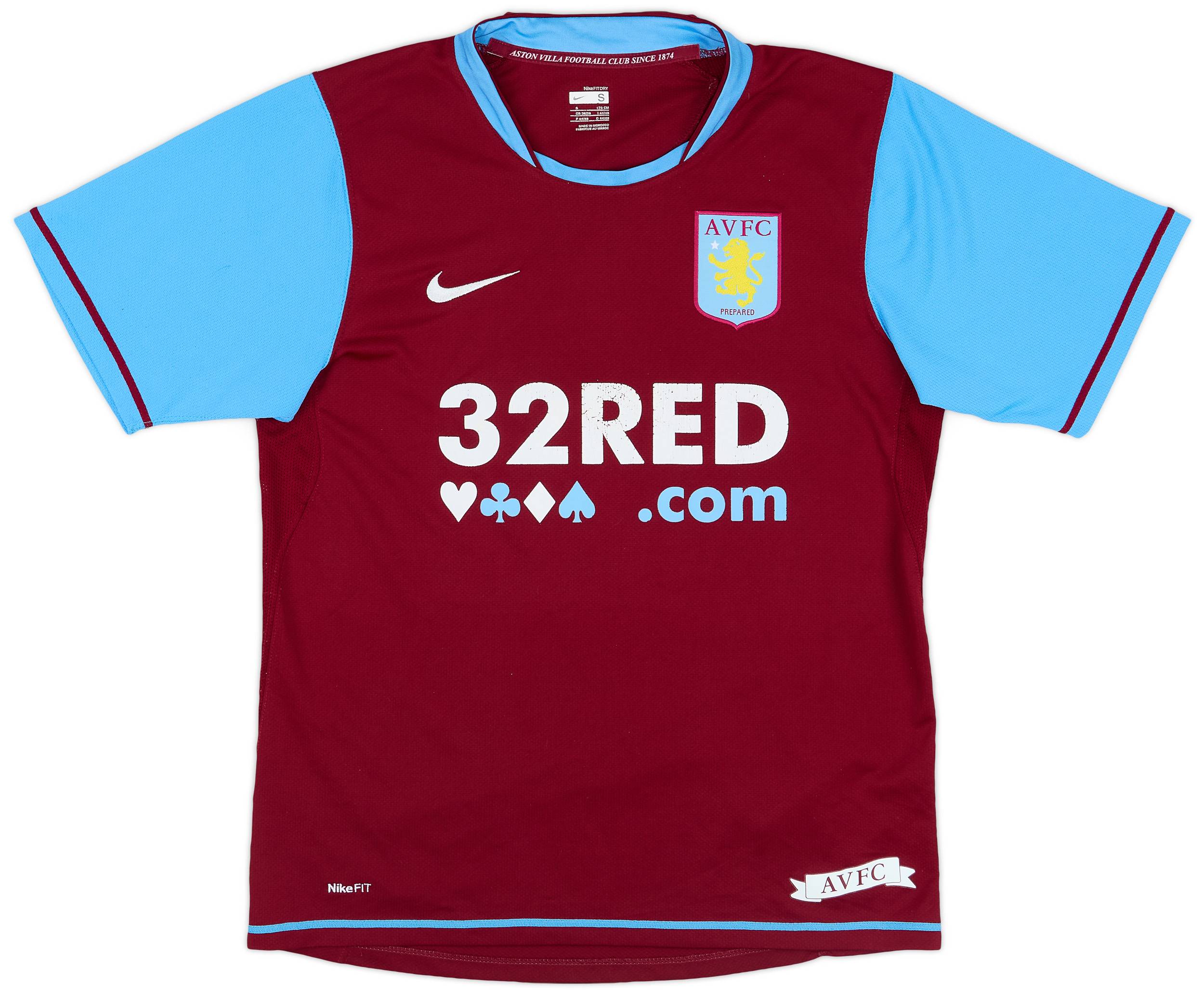 2007-08 Aston Villa Home Shirt - 5/10 - (S)
