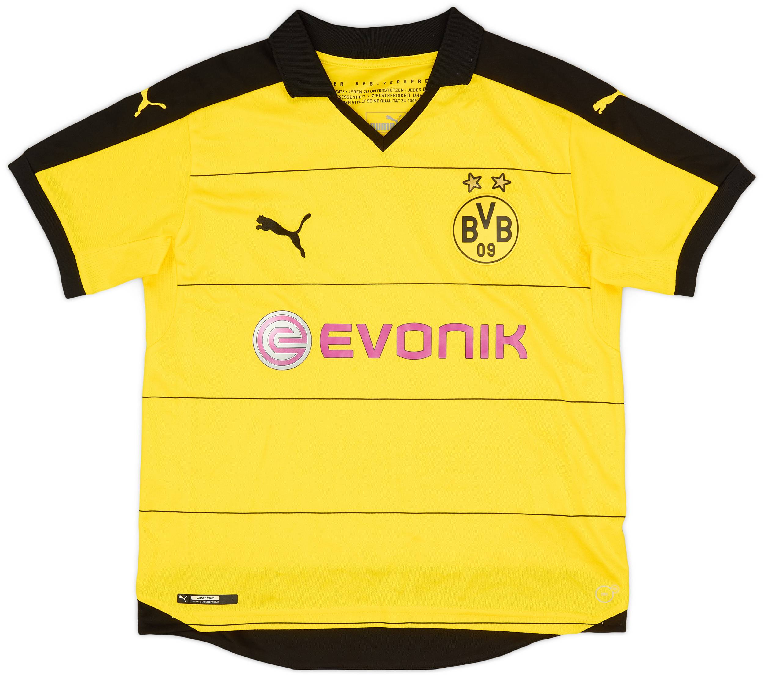 2015-16 Borussia Dortmund Home Shirt - 9/10 - (XL.Boys)