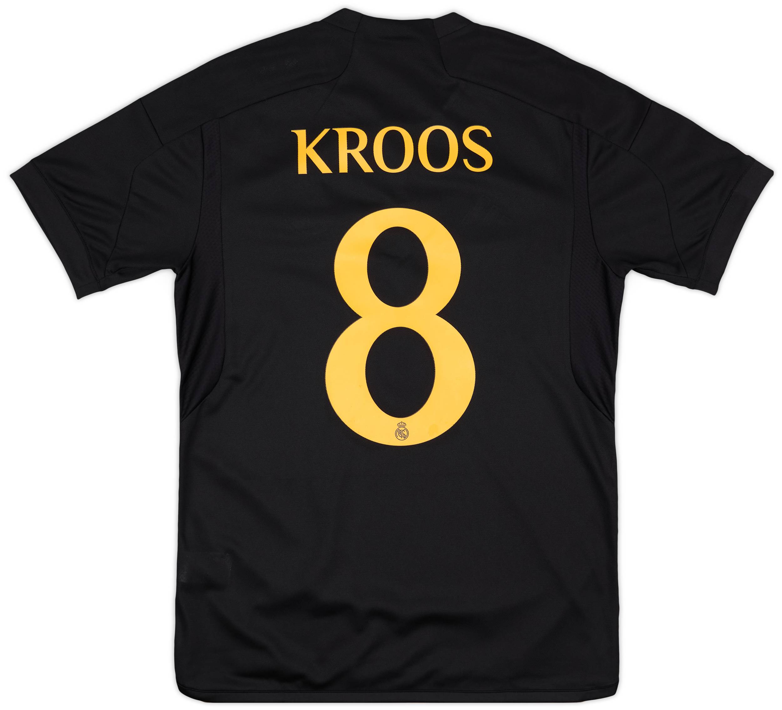 お歳暮 時期 CL Third Madrid Real 2023-24 Shirt (S) #8 Kroos 応援グッズ