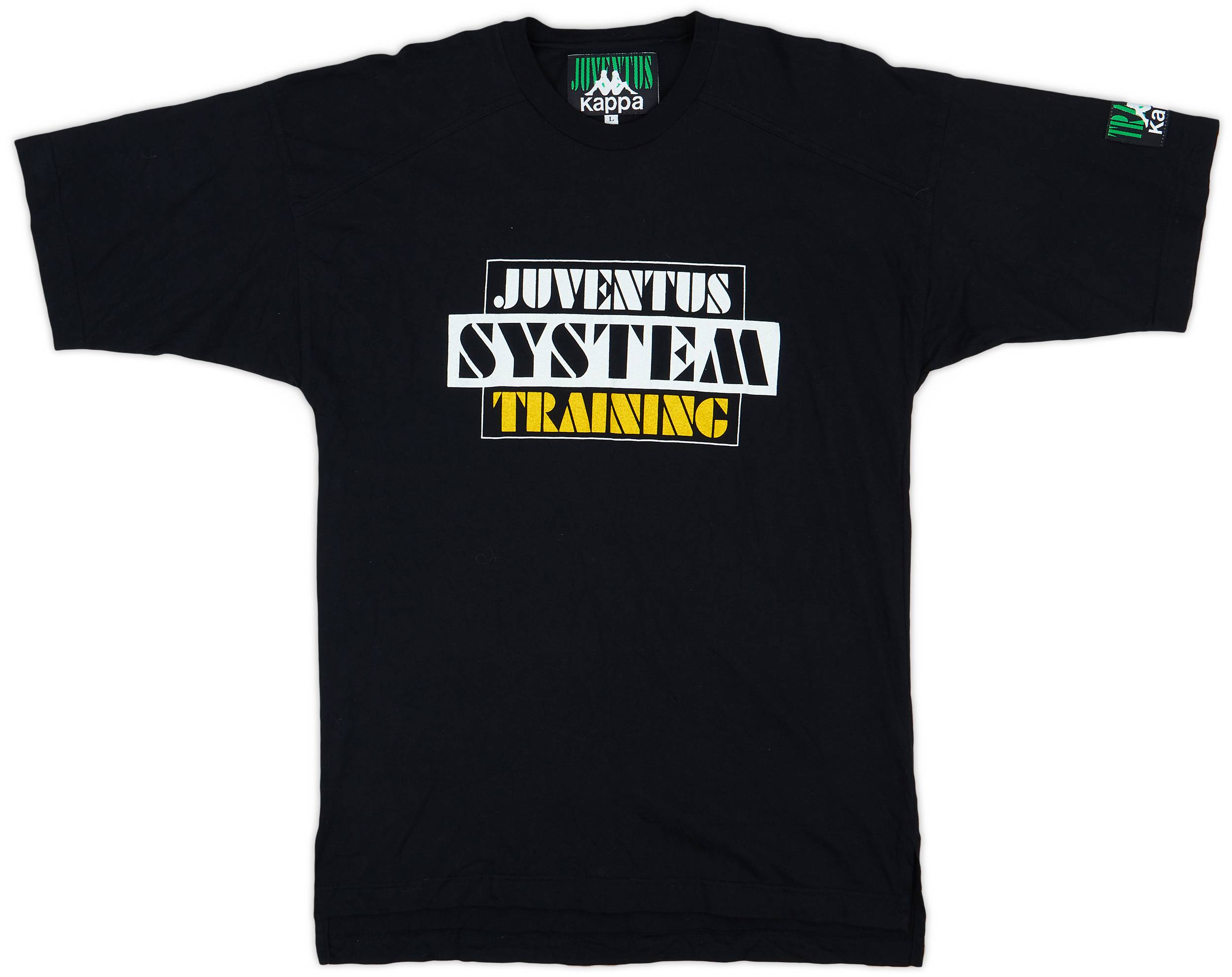 1992-93 Juventus Kappa Graphic Cotton Tee - 9/10 - (L)