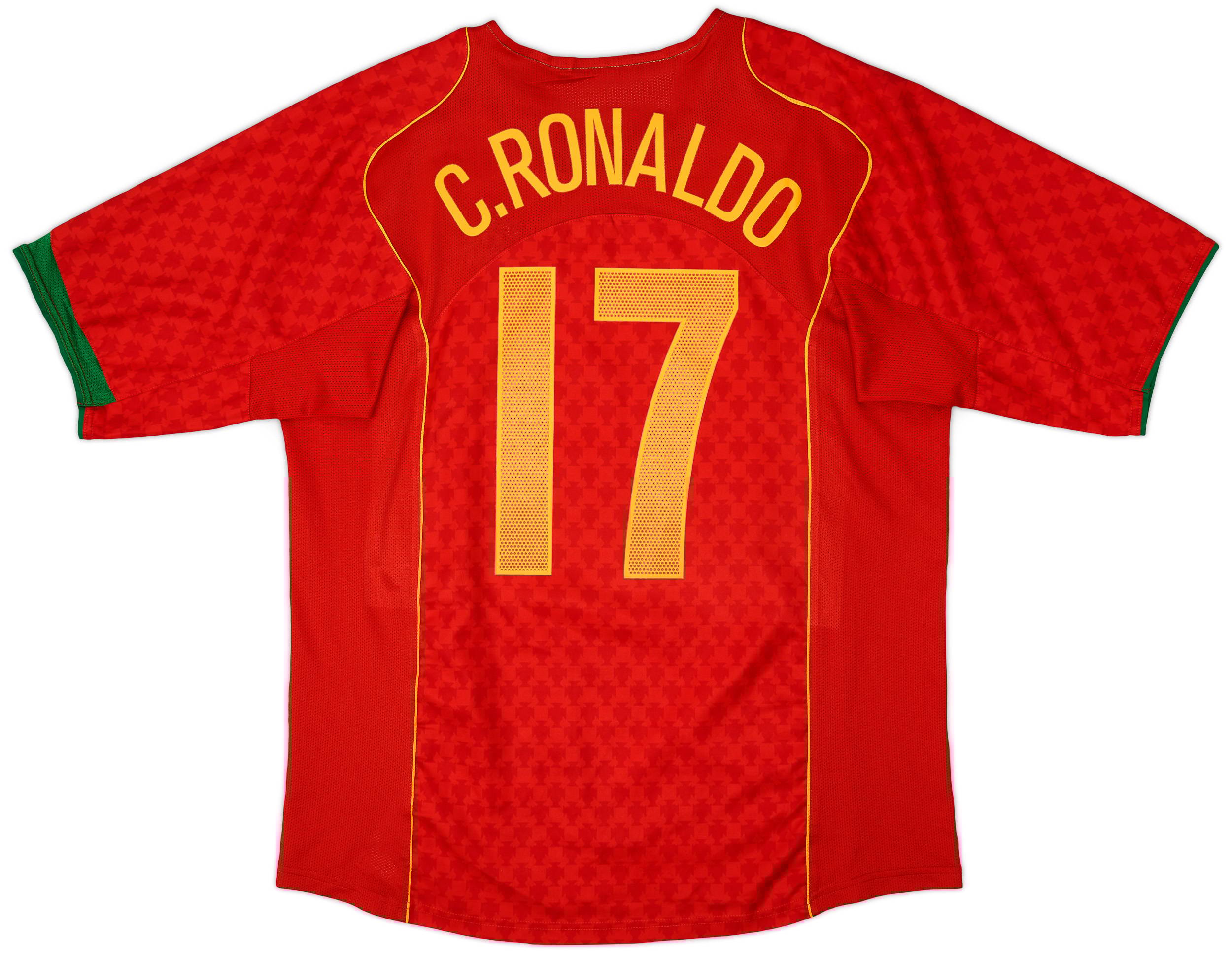 2004-06 Portugal Home Shirt C.Ronaldo #17 - 9/10 - (XL)