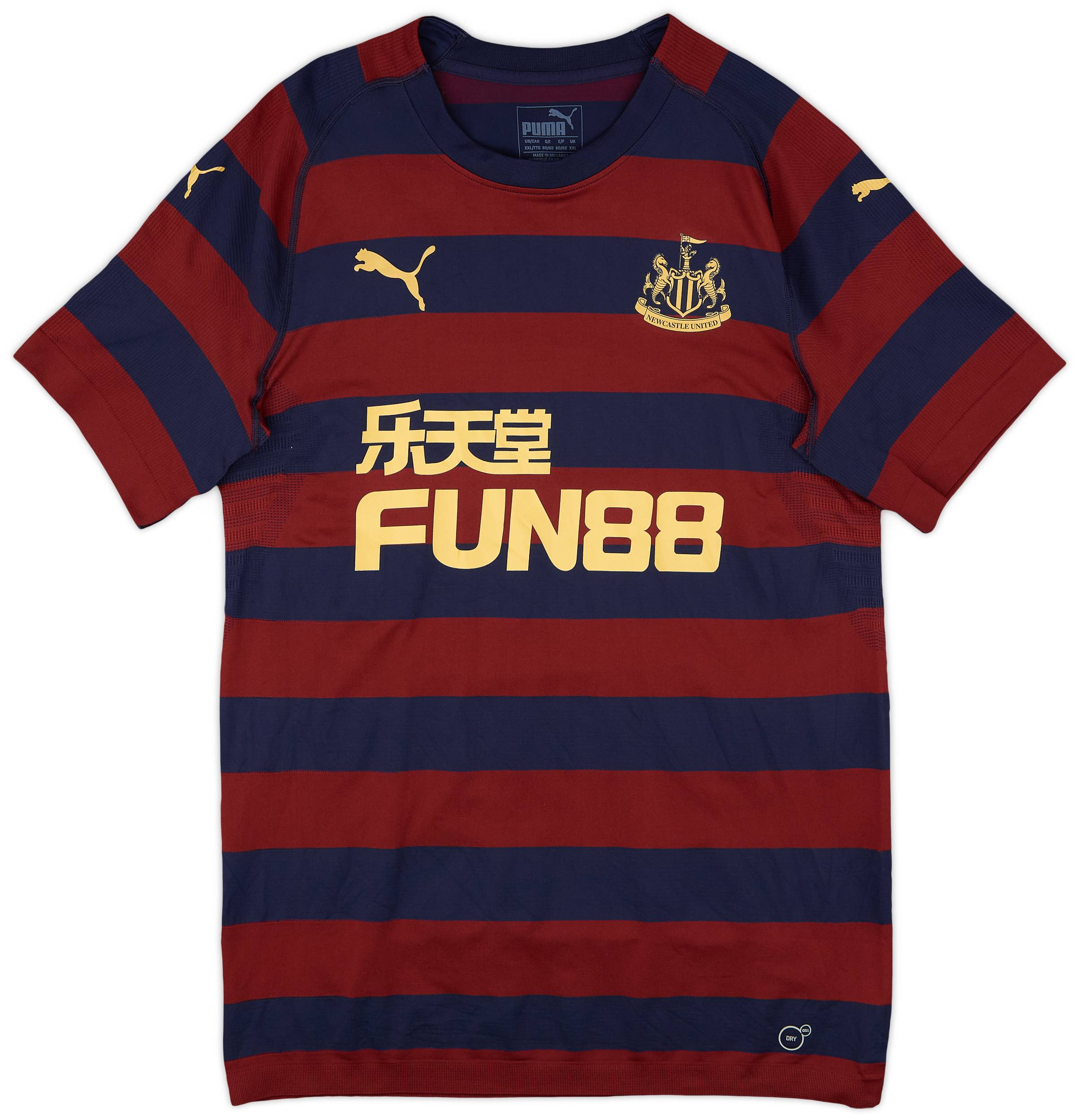 2018-19 Newcastle EvoKnit Player Issue Away Shirt - 9/10 - (XXL)