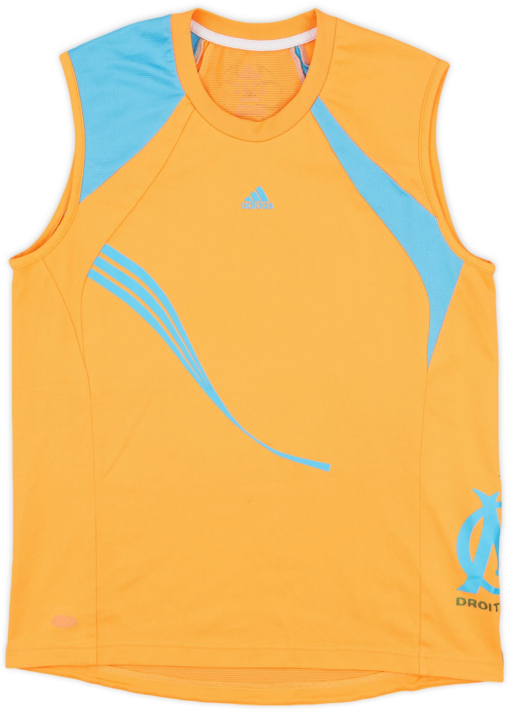 2007-08 Marseille adidas Training Vest - 6/10 - (M)