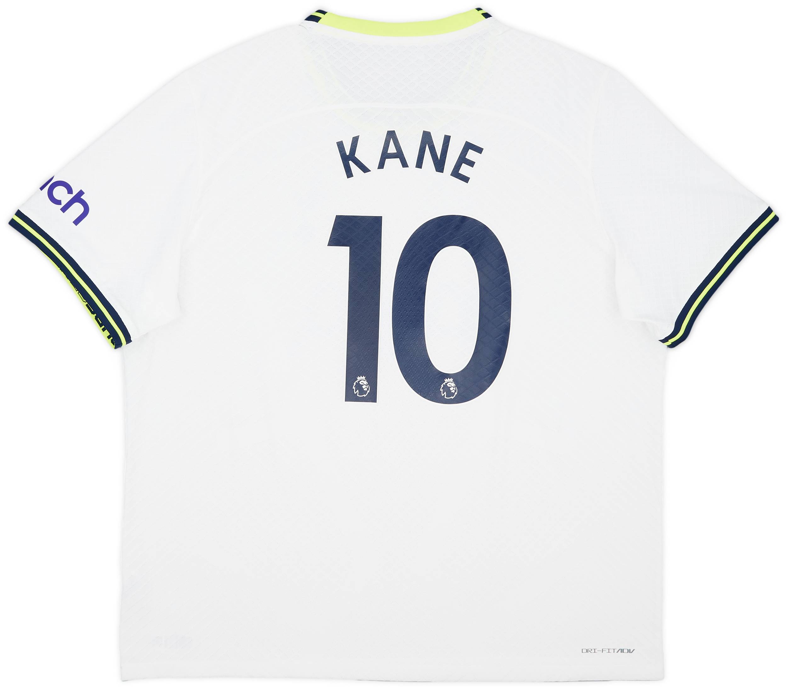 2022-23 Tottenham Authentic Home Shirt Kane #10 - 9/10 - (XXL)