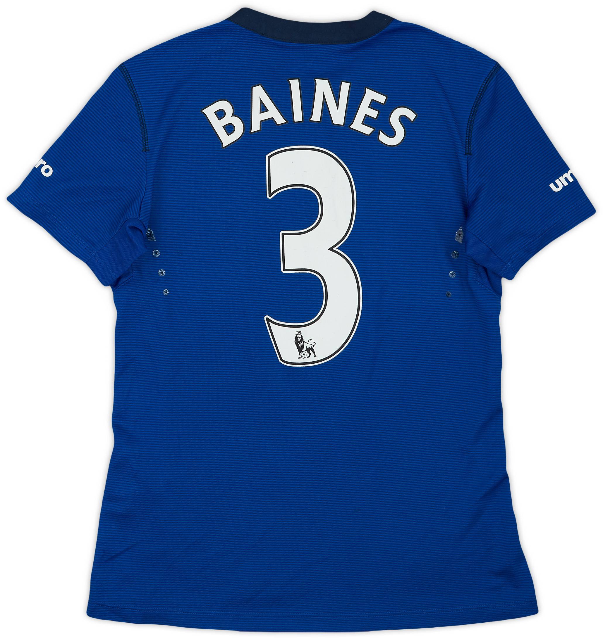 2014-15 Everton Home Shirt Baines #3 - 6/10 - (Women's S)