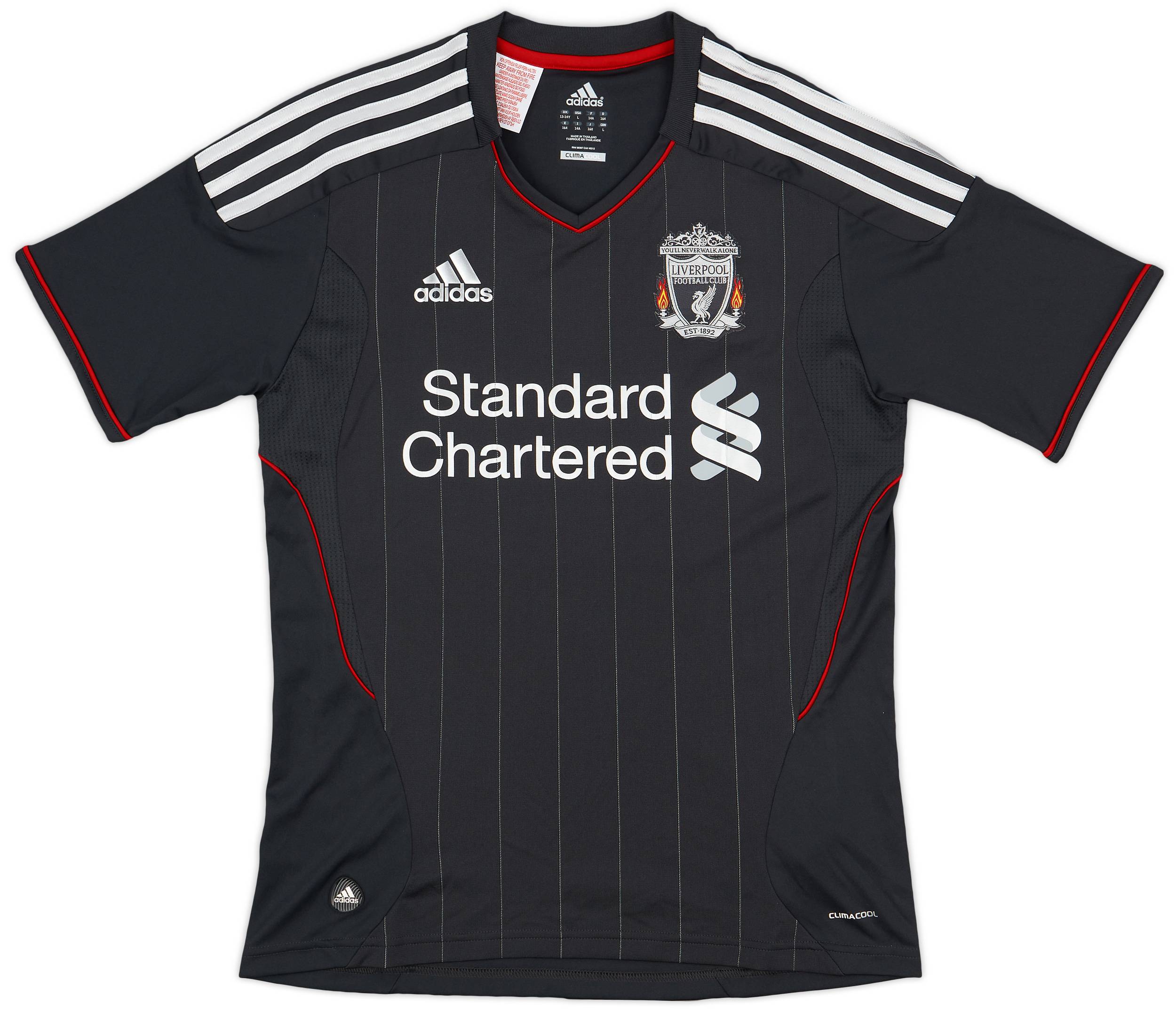 2011-12 Liverpool Away Shirt - 9/10 - (L.Boys)
