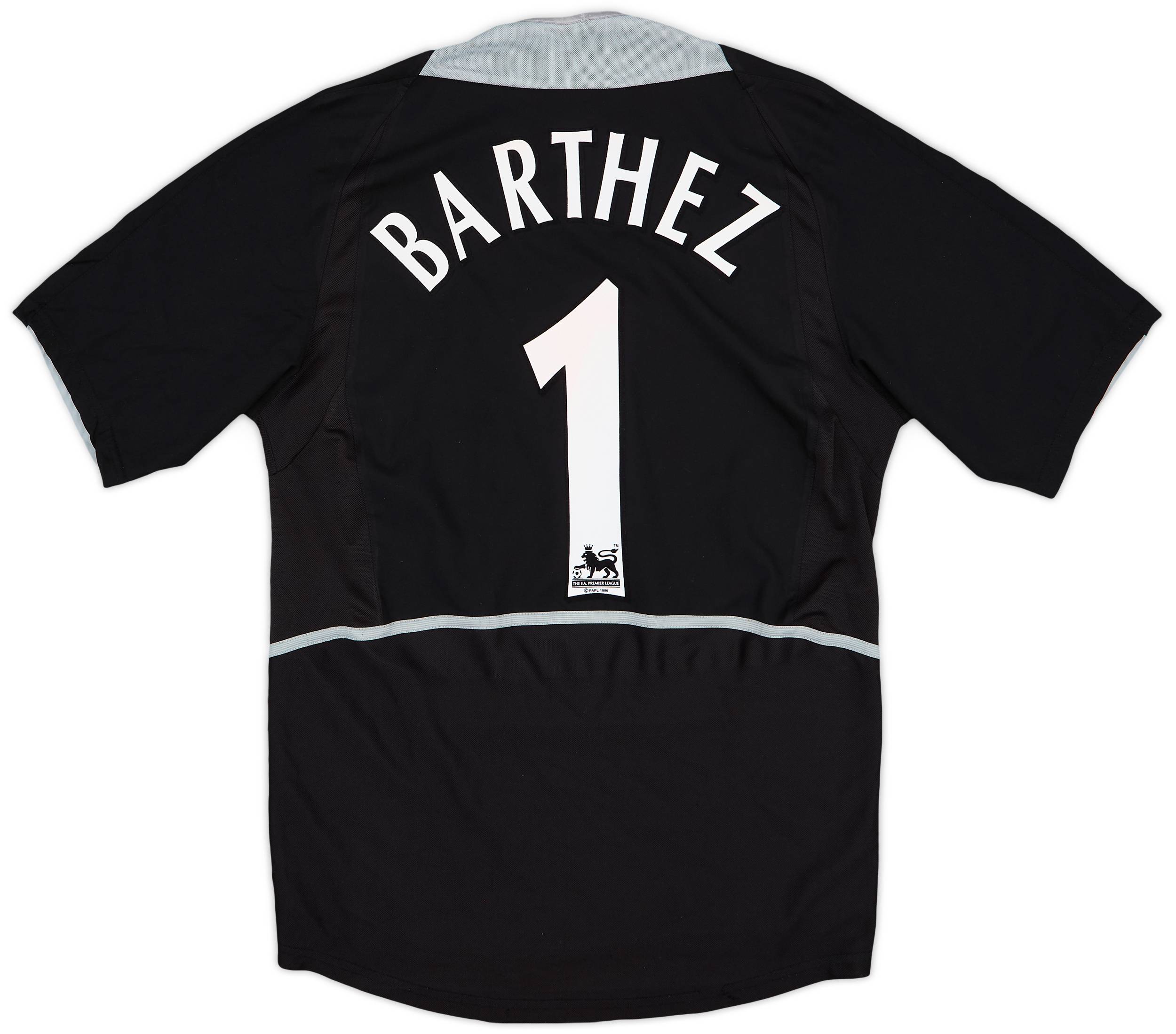 2002-04 Manchester United GK S/S Shirt Barthez #1 - 7/10 - (S)