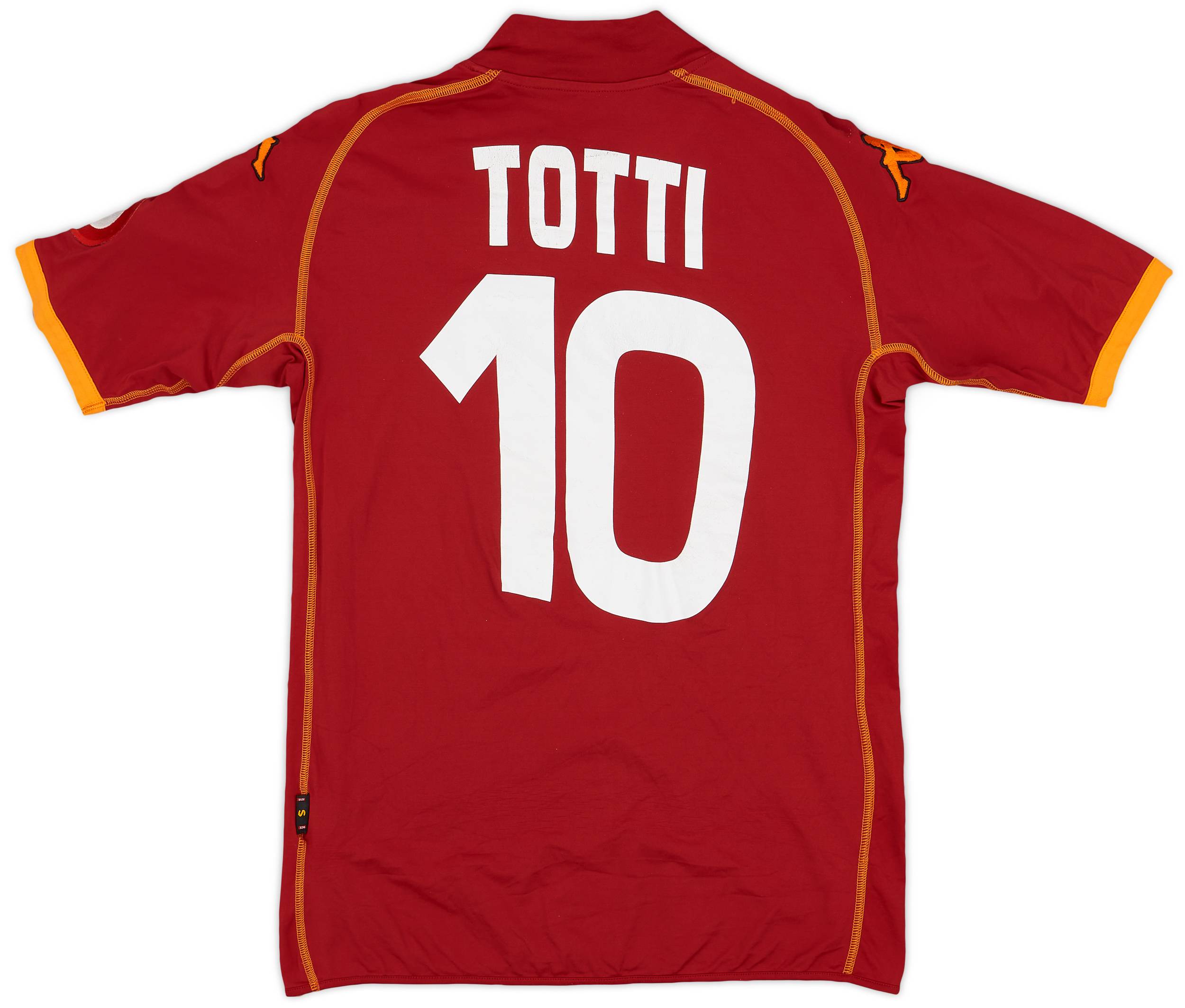 2008-09 Roma Home Shirt Totti #10 - 6/10 - (S)