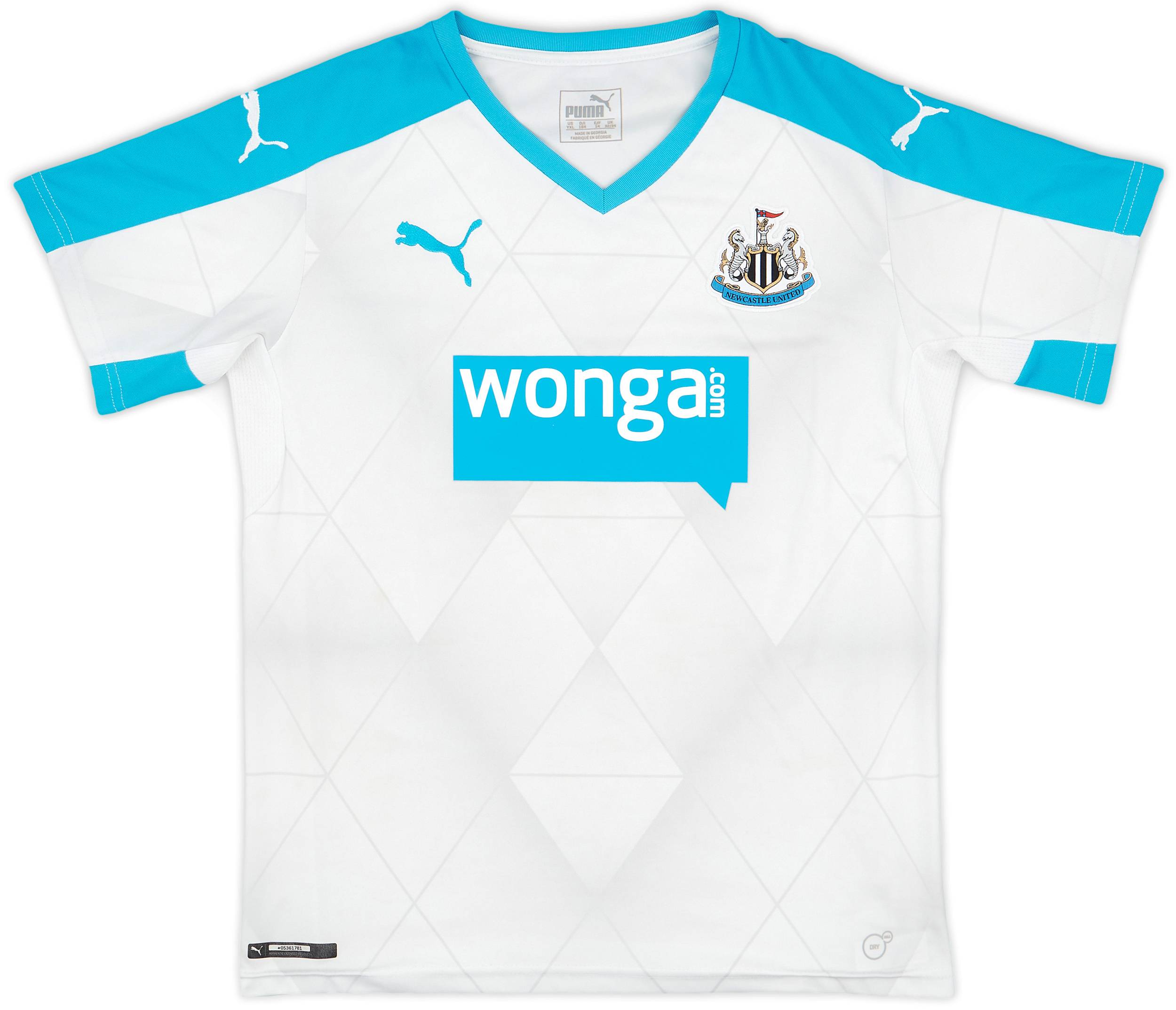 2015-16 Newcastle Away Shirt - 8/10 - (L.Boys)