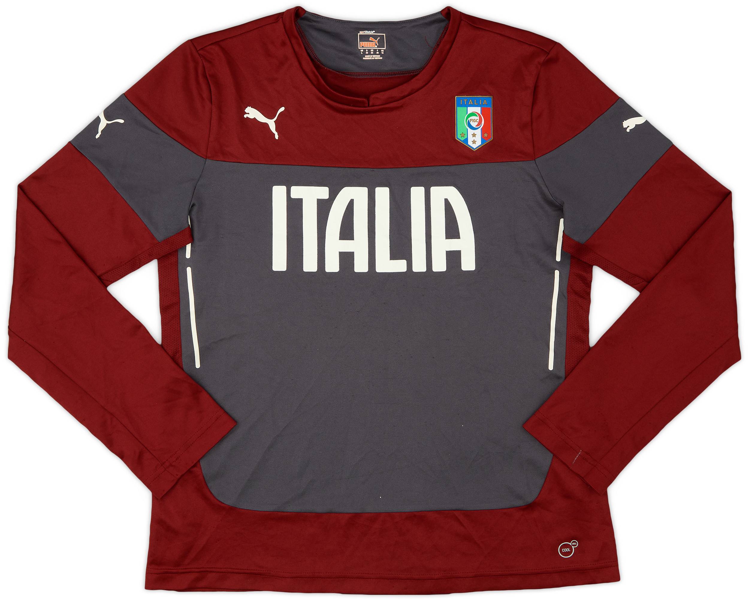 2014-15 Italy Puma Training L/S Shirt - 6/10 - (L)