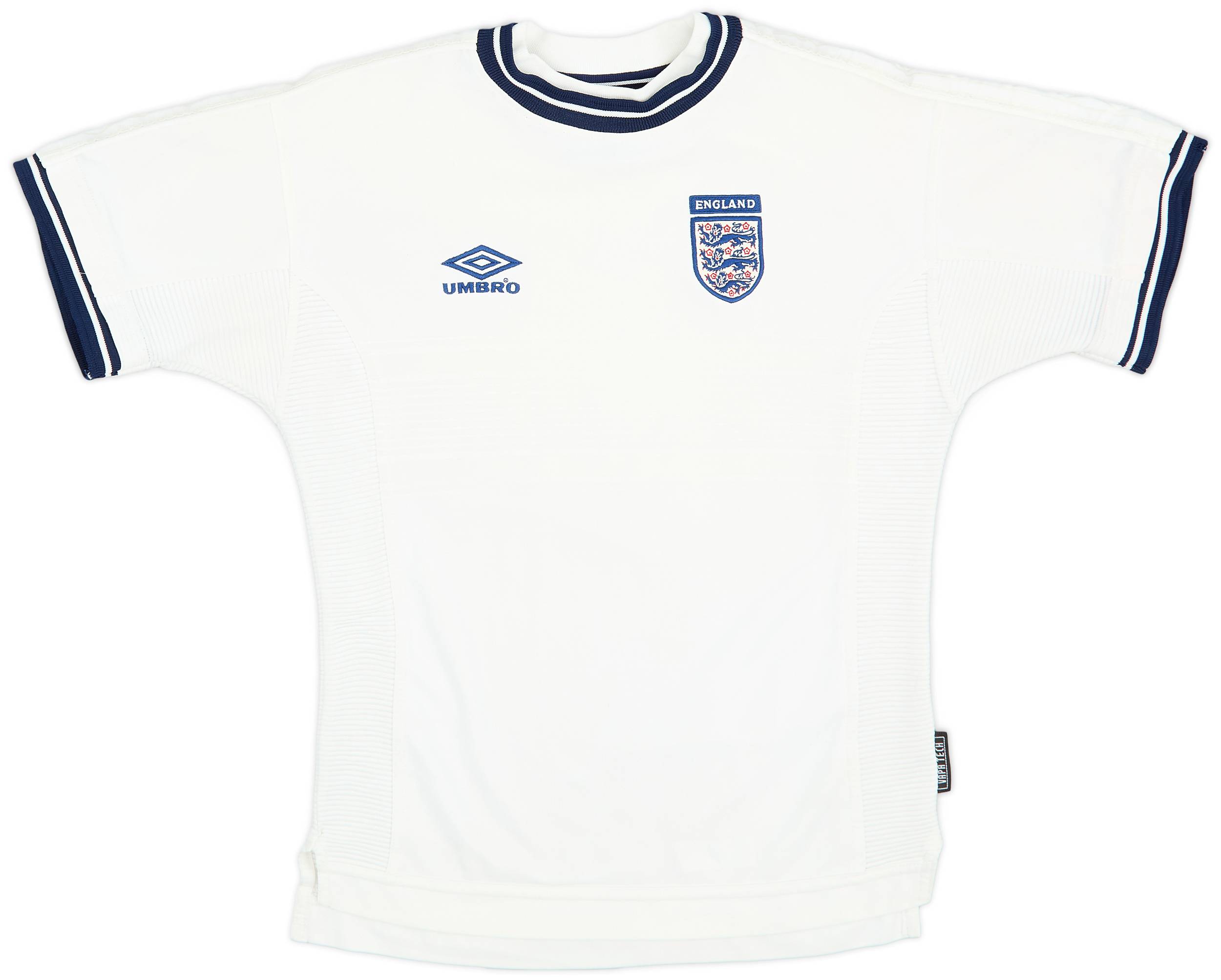 1999-01 England Home Shirt - 9/10 - (XL.Boys)