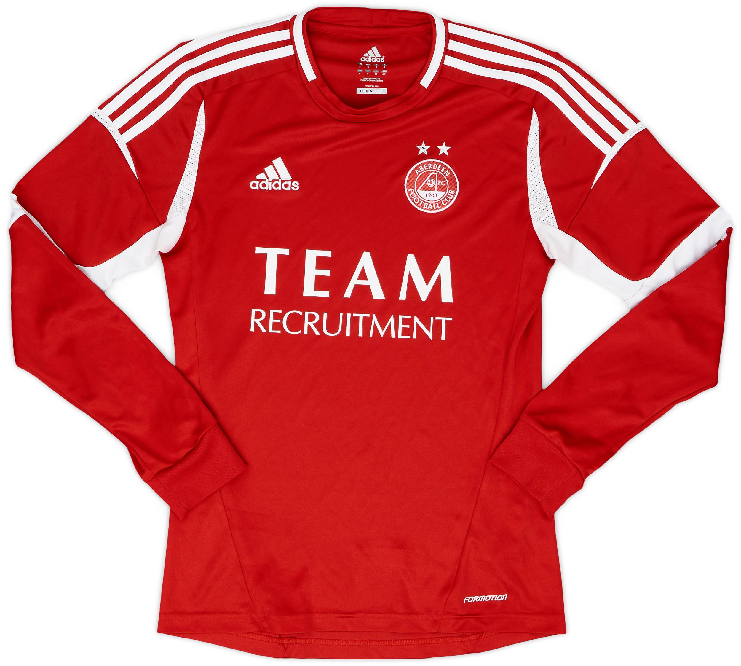 2012-13 Aberdeen Home L/S Shirt - 7/10 - (S)