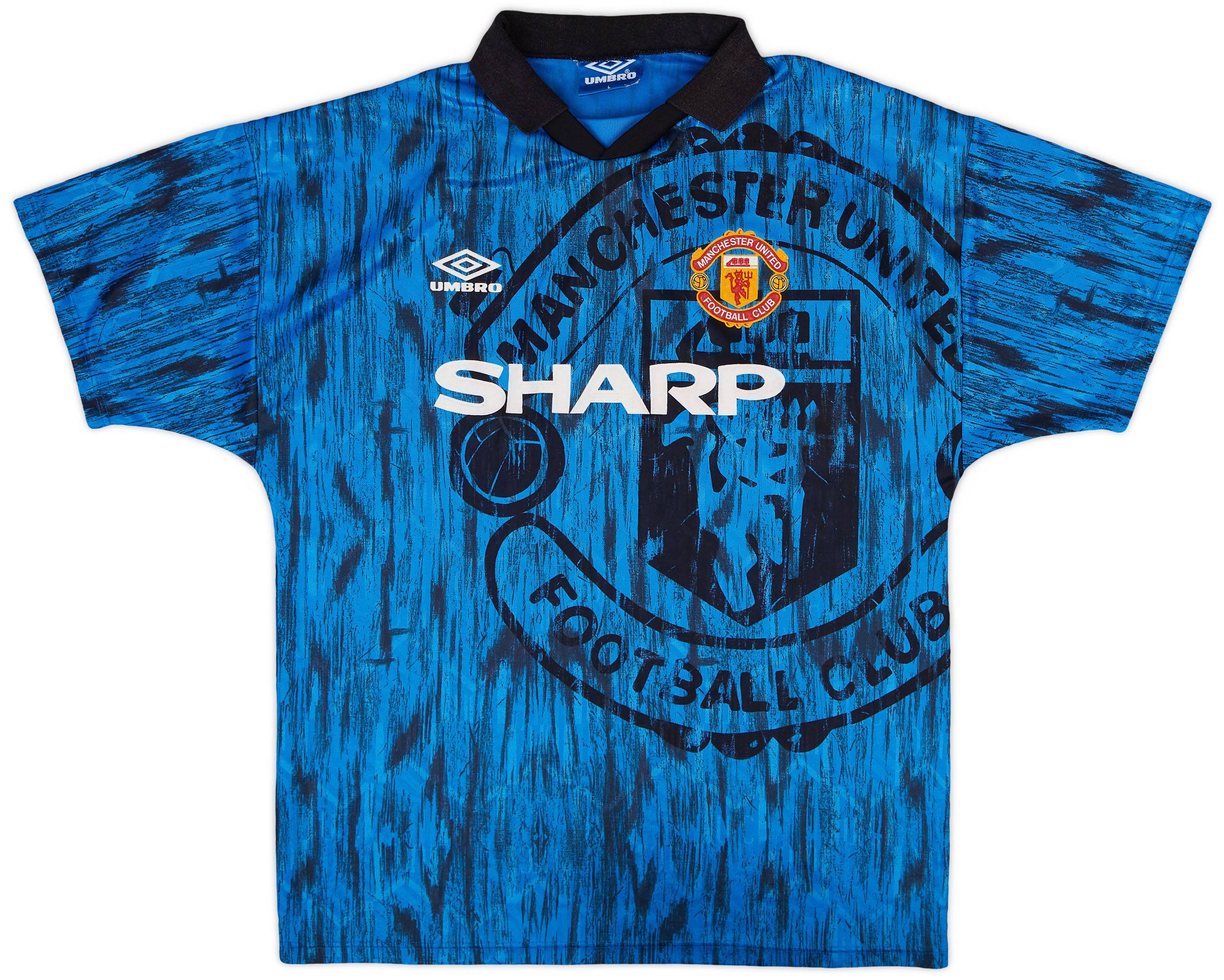 1992-93 Manchester United Away Shirt - 5/10 - (L)