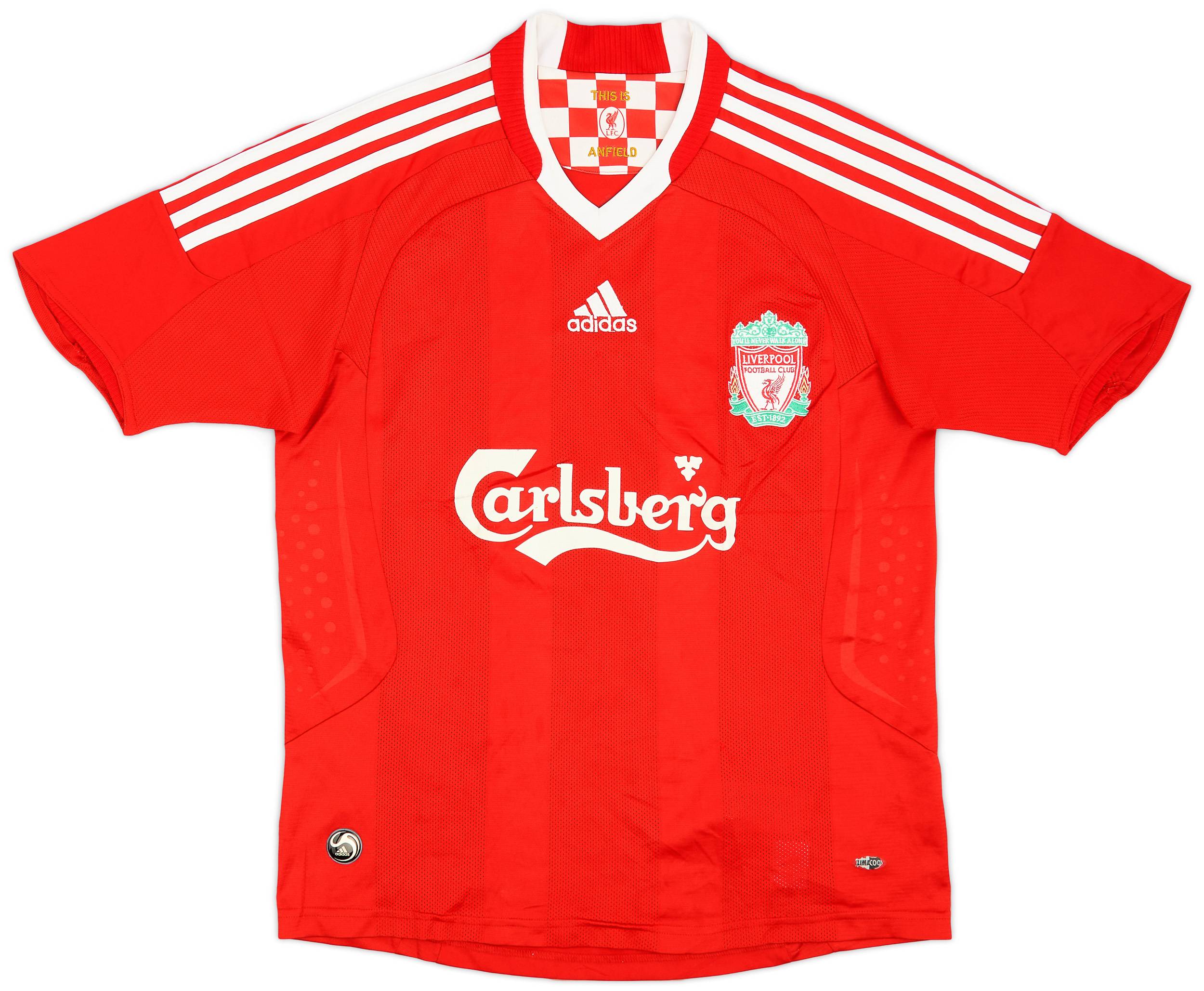 Liverpool kit 2008 outlet