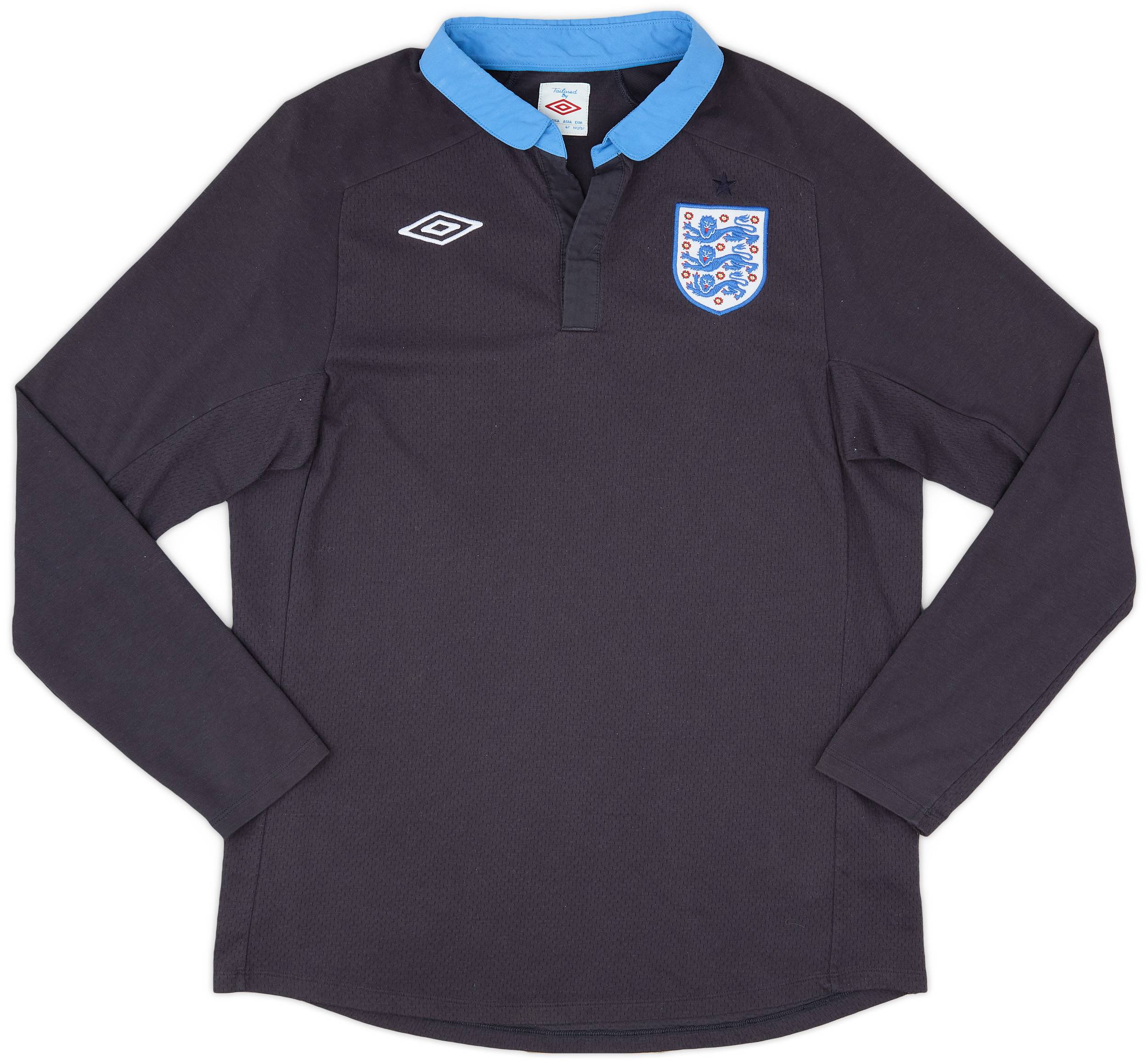 2011-12 England Away L/S Shirt - 8/10 - (L)