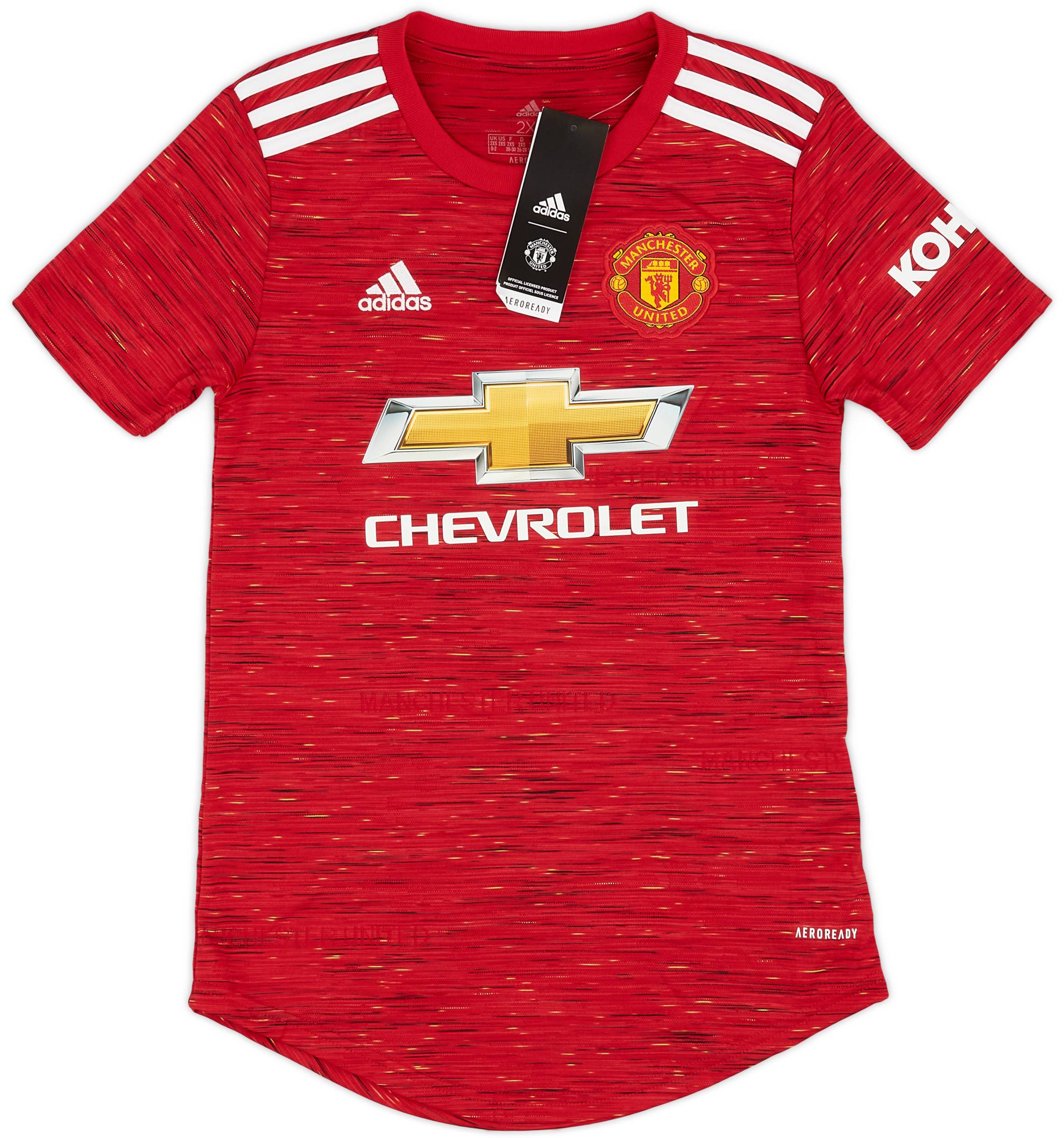 2020-21 Manchester United Home Shirt (Women's XS)