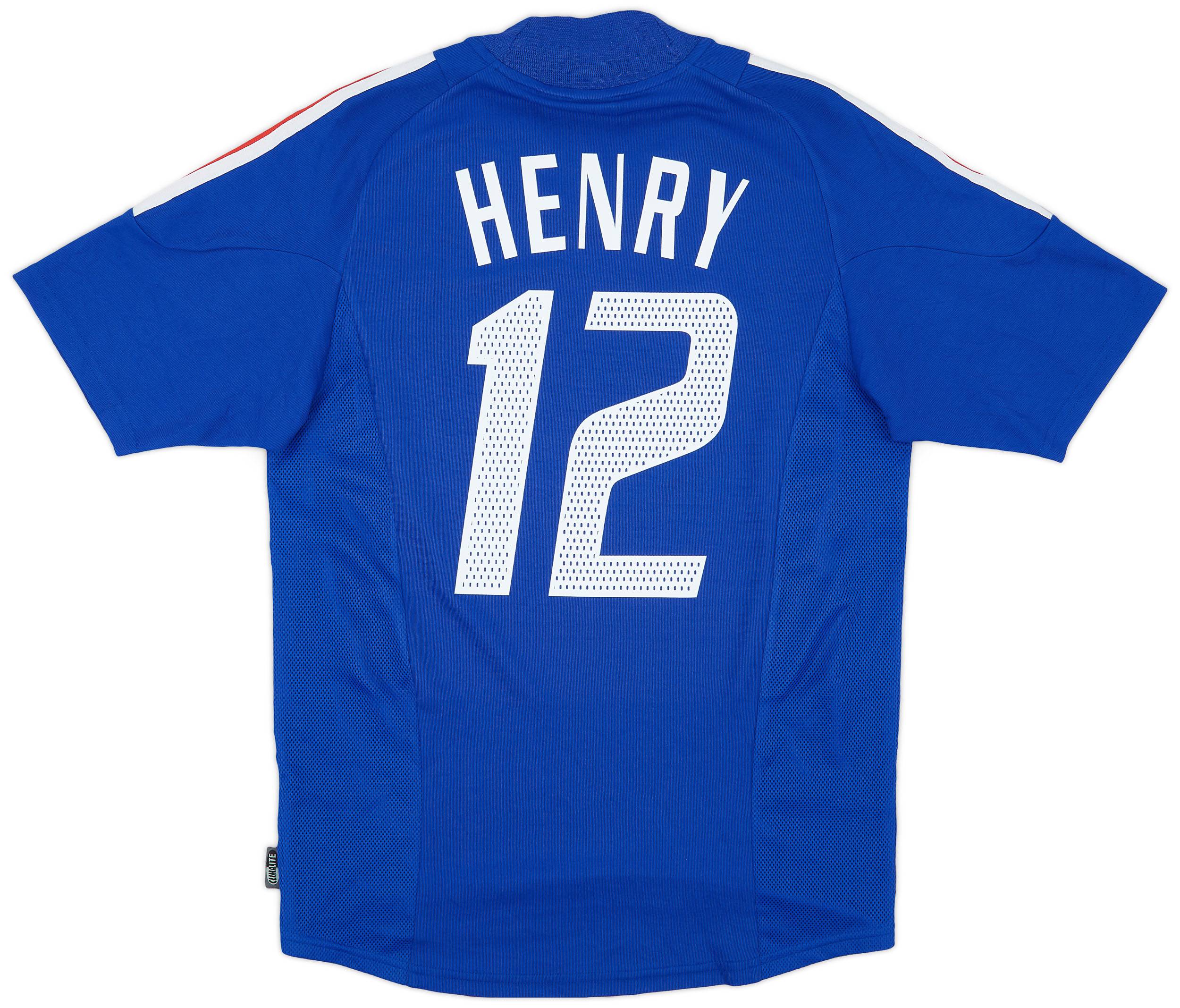 2002-04 France Home Shirt Henry #12 - 5/10 - (M)