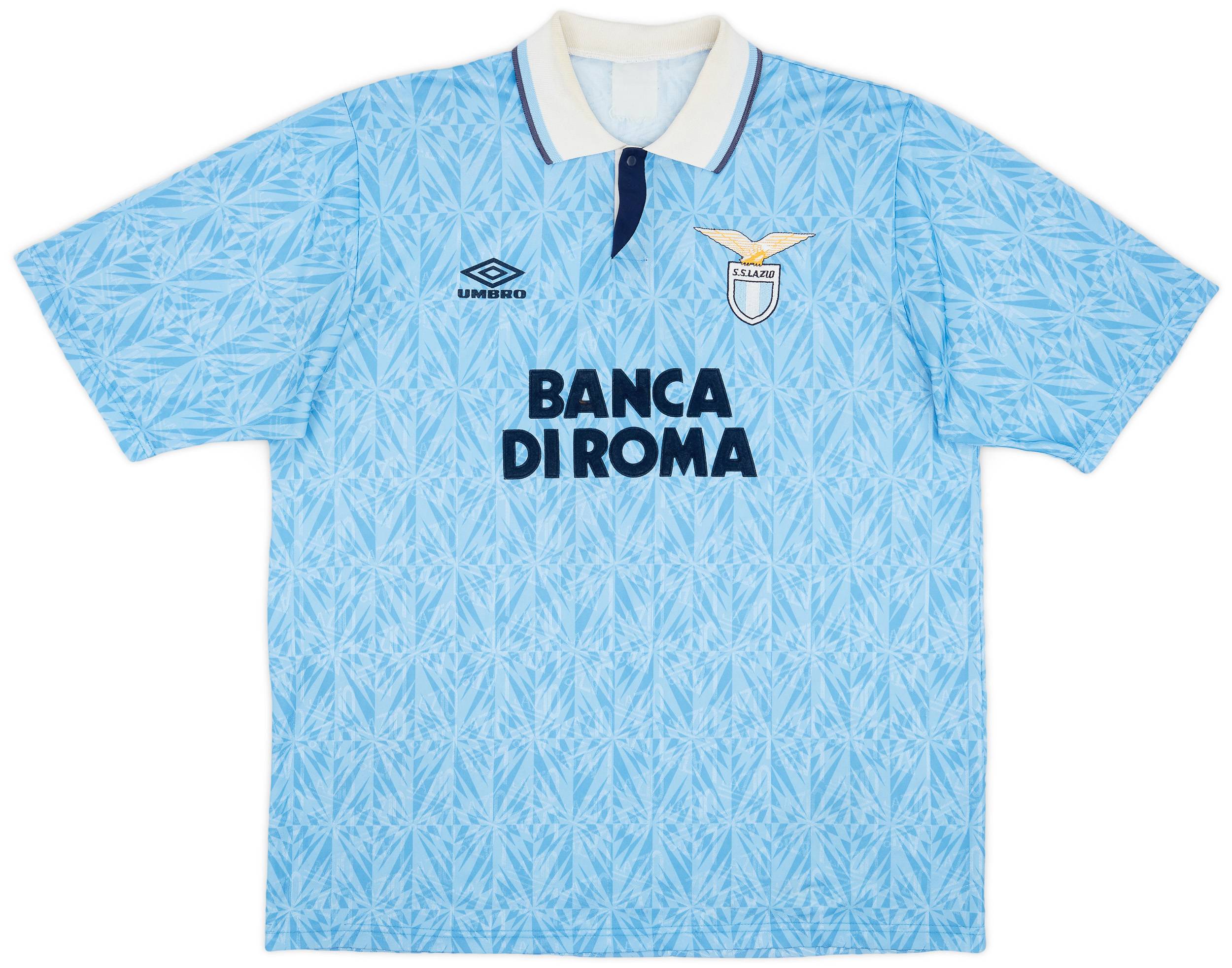 1992-93 Lazio Home Shirt - 8/10 - (XL)