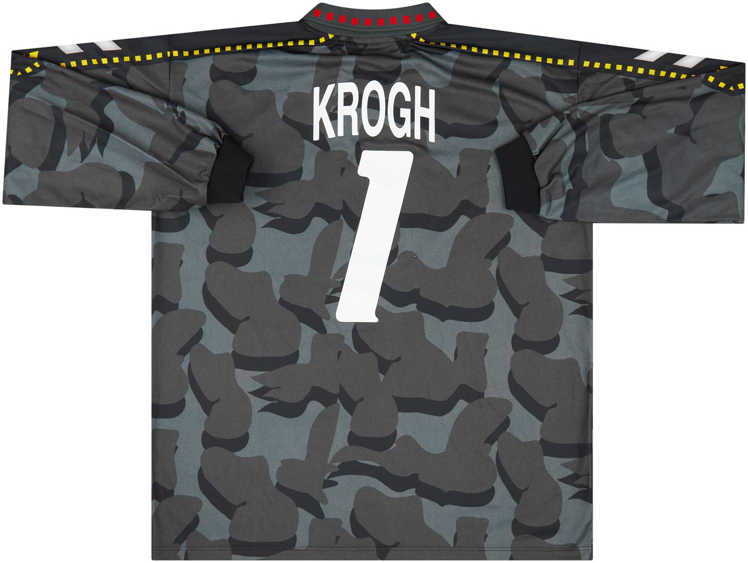 1996-98 Denmark Match Issue GK Shirt Krogh #1