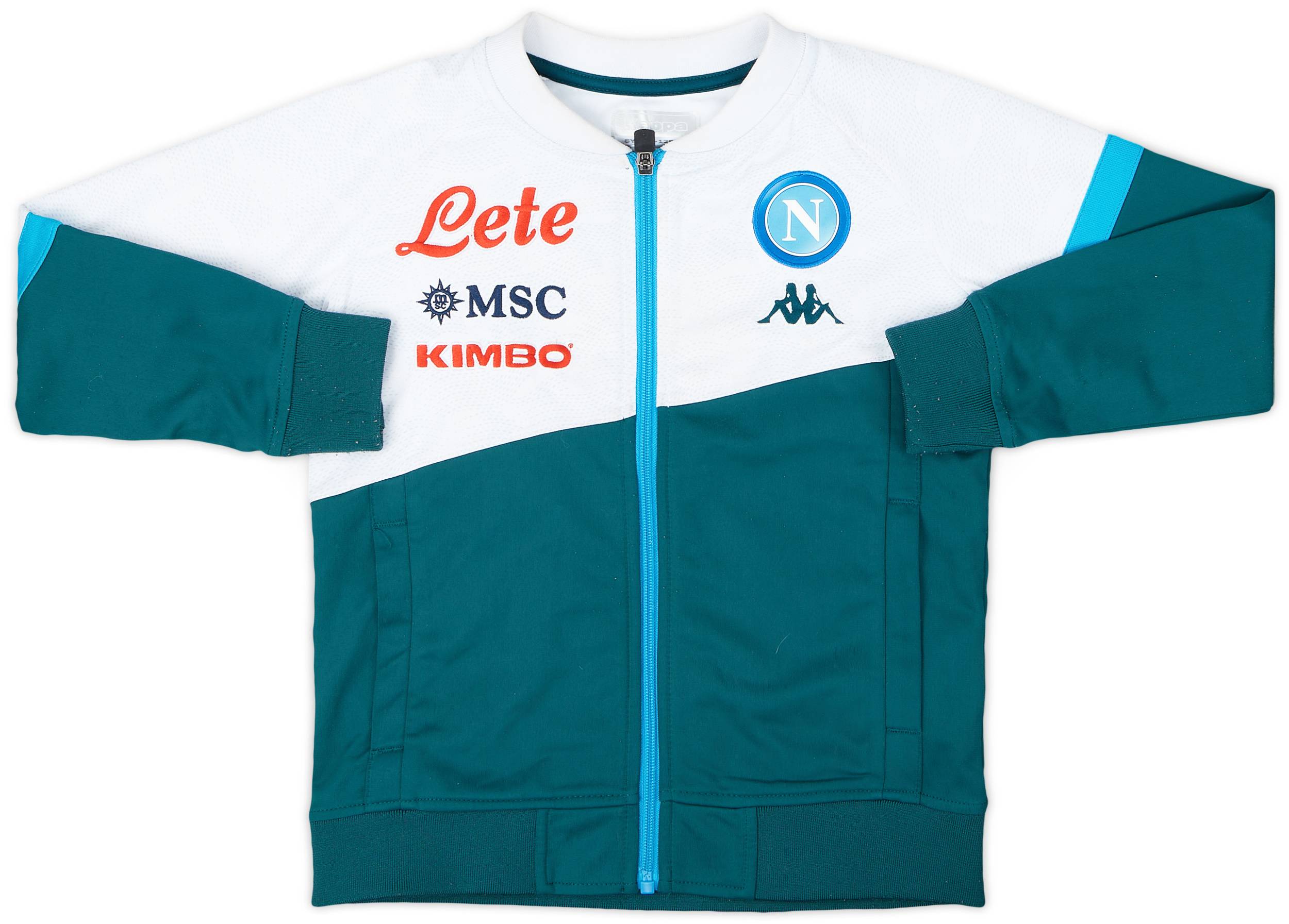 2020-21 Napoli Kappa Track Jacket - 8/10 - (S.Boys)