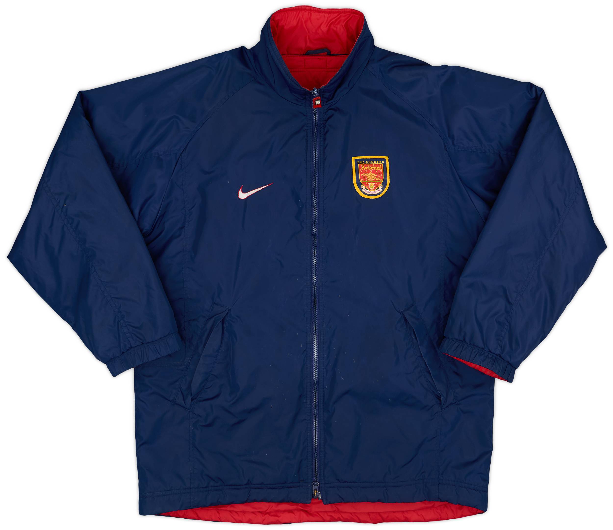 【オンライン限定商品】  Bench Padded Reversible Nike Arsenal 1998-99 Coat (XL) - 6/10 - ジャケット・アウター