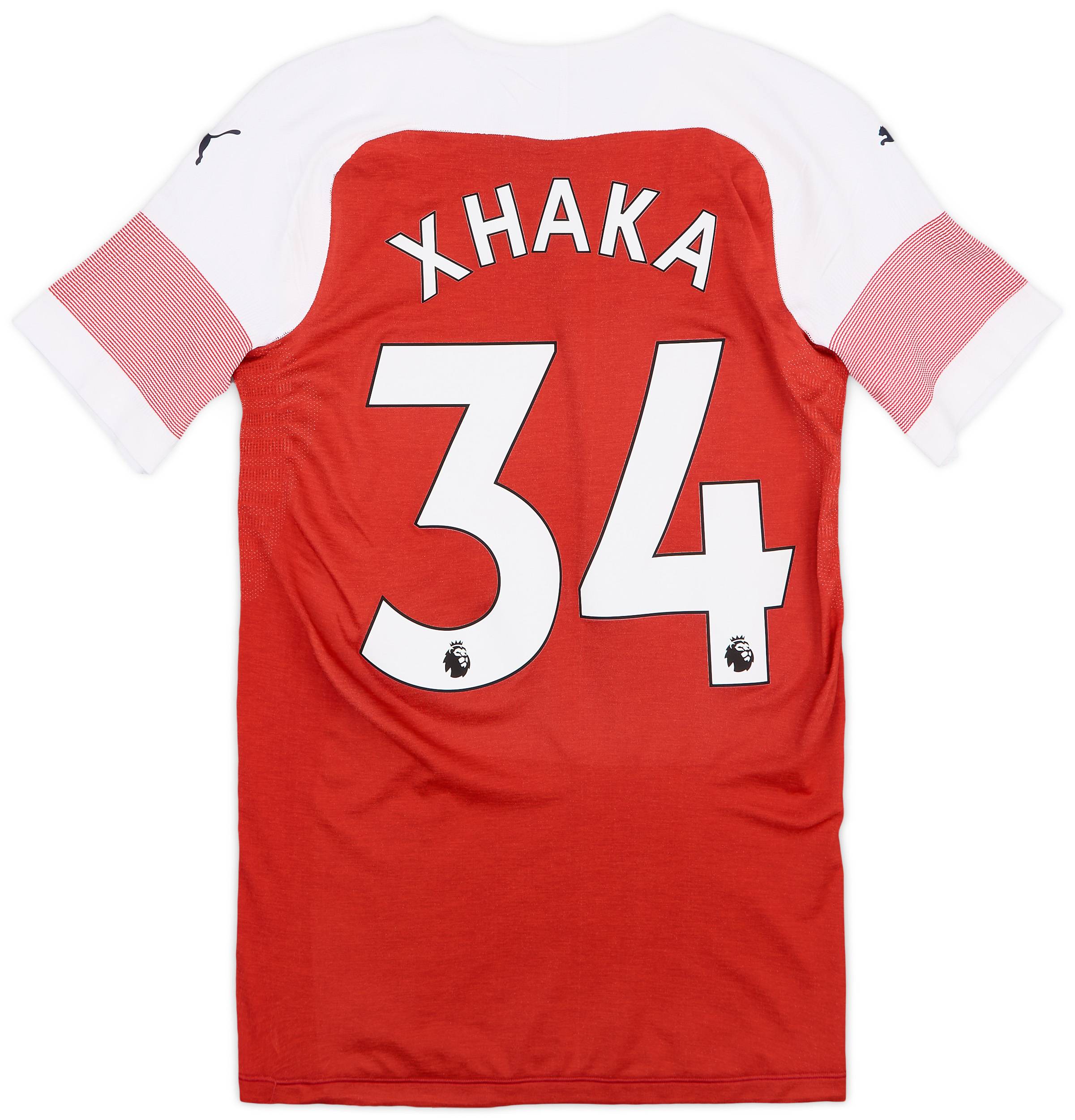2018-19 Arsenal Player Issue Home Shirt Xhaka #34 (M)