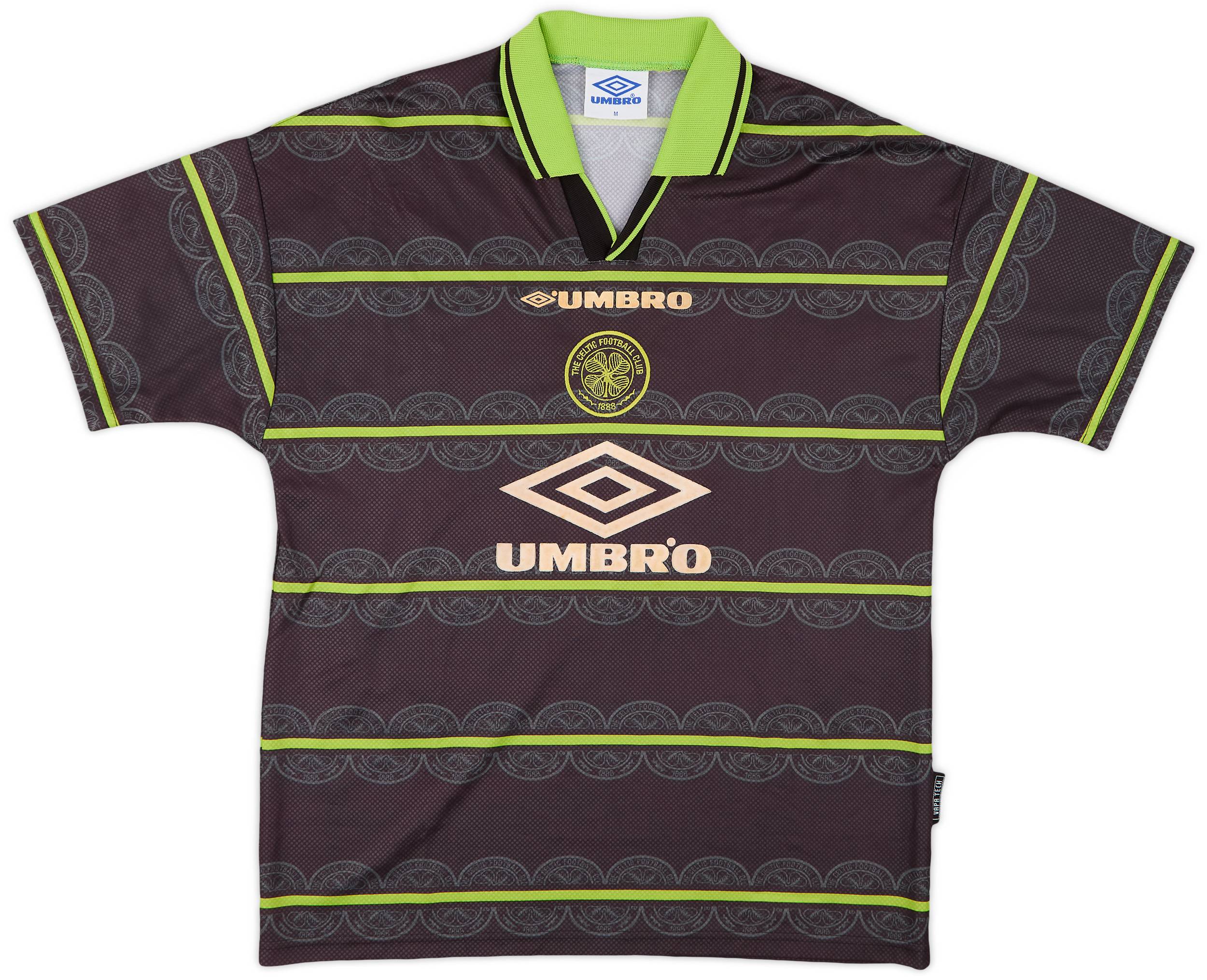 1998-99 Celtic Away Shirt Larsson #7 - 6/10 - (M)